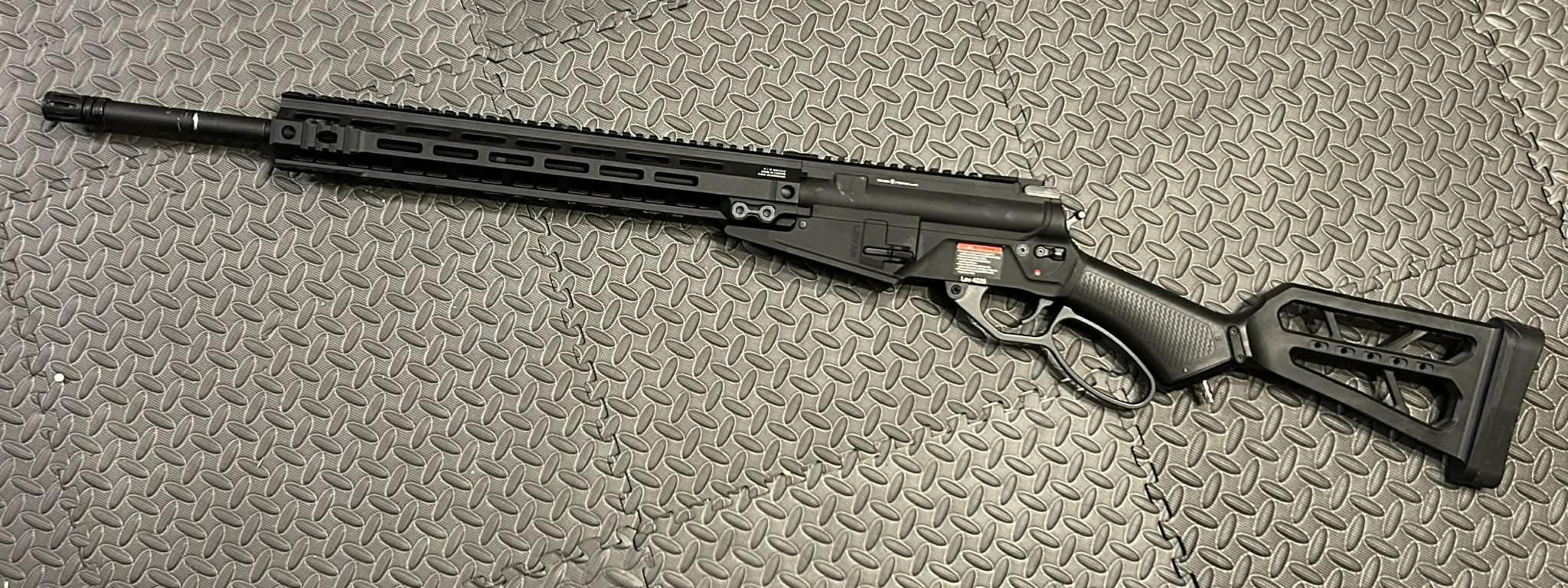 GAS LevAR 15 - czarny HPA snajperka ASG