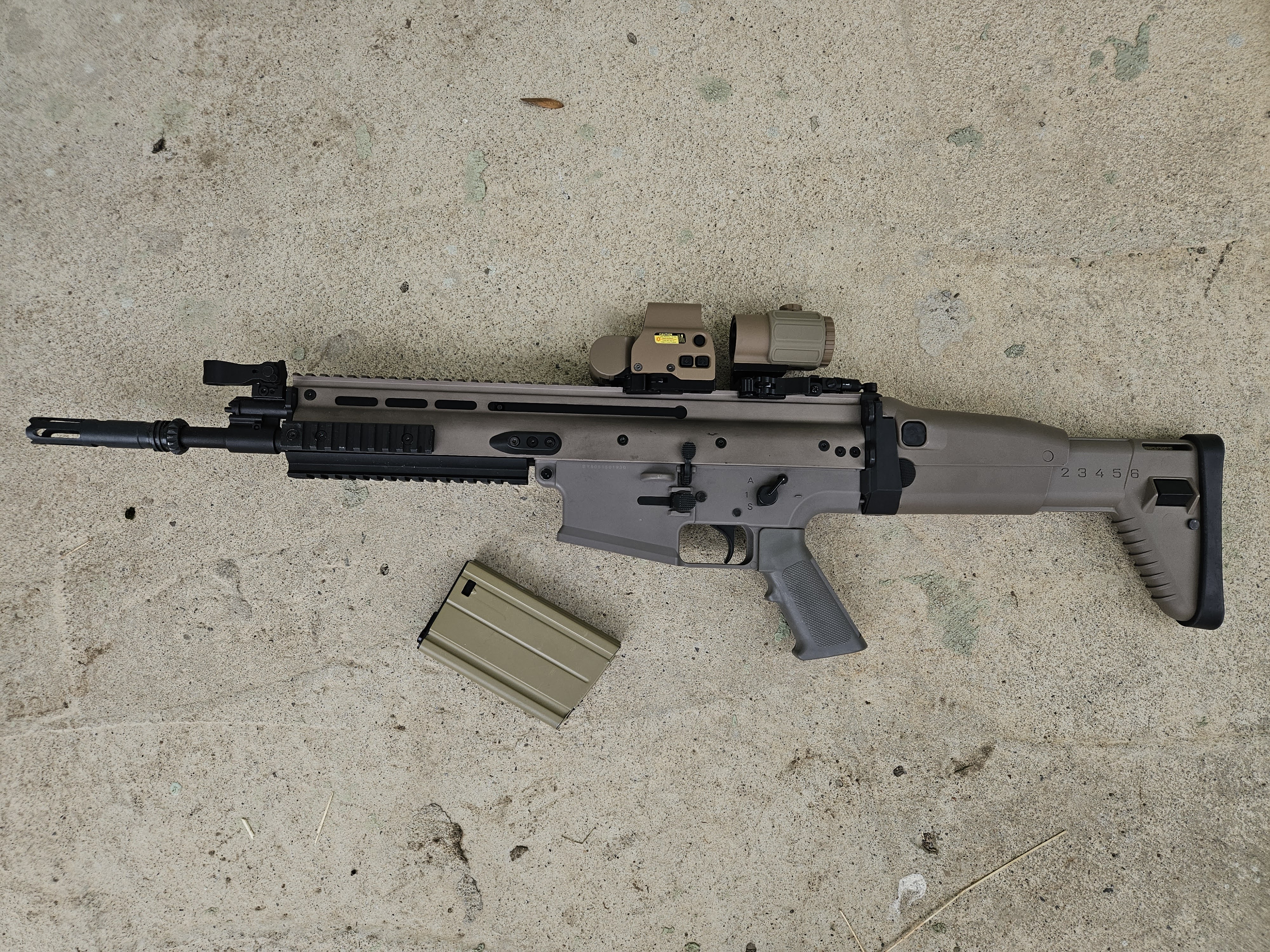 SCAR H 415fps stan bdb z Lipo 11,1V