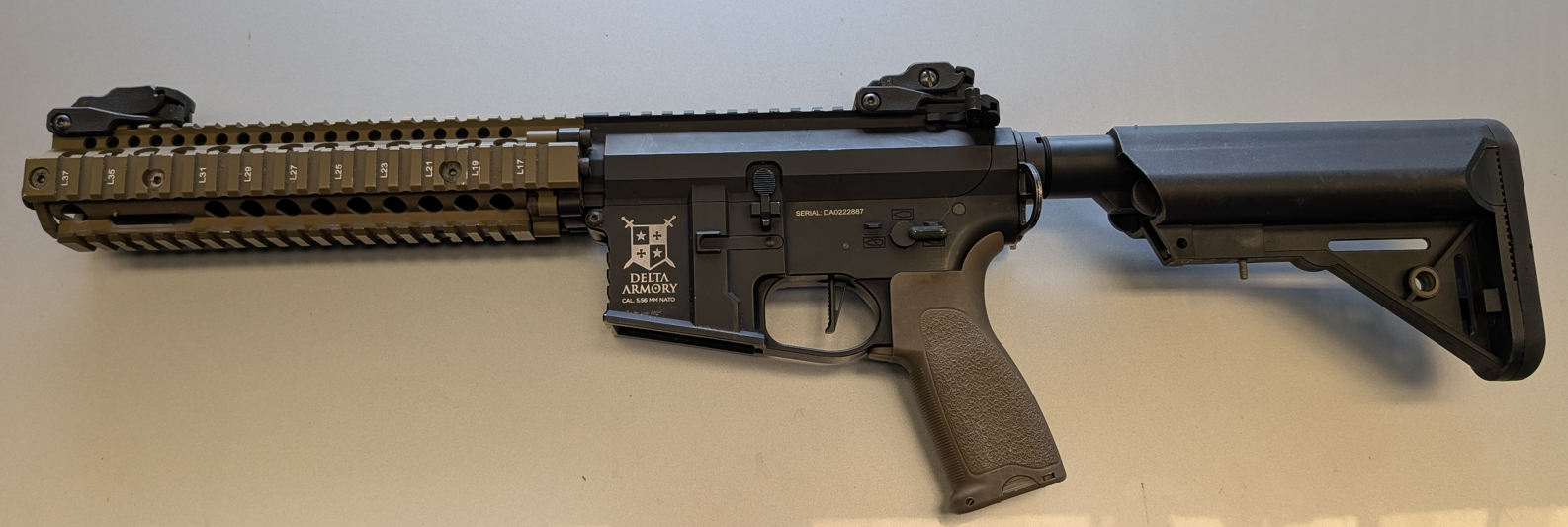 MK18 Half Tan Alpha - Delta Armory