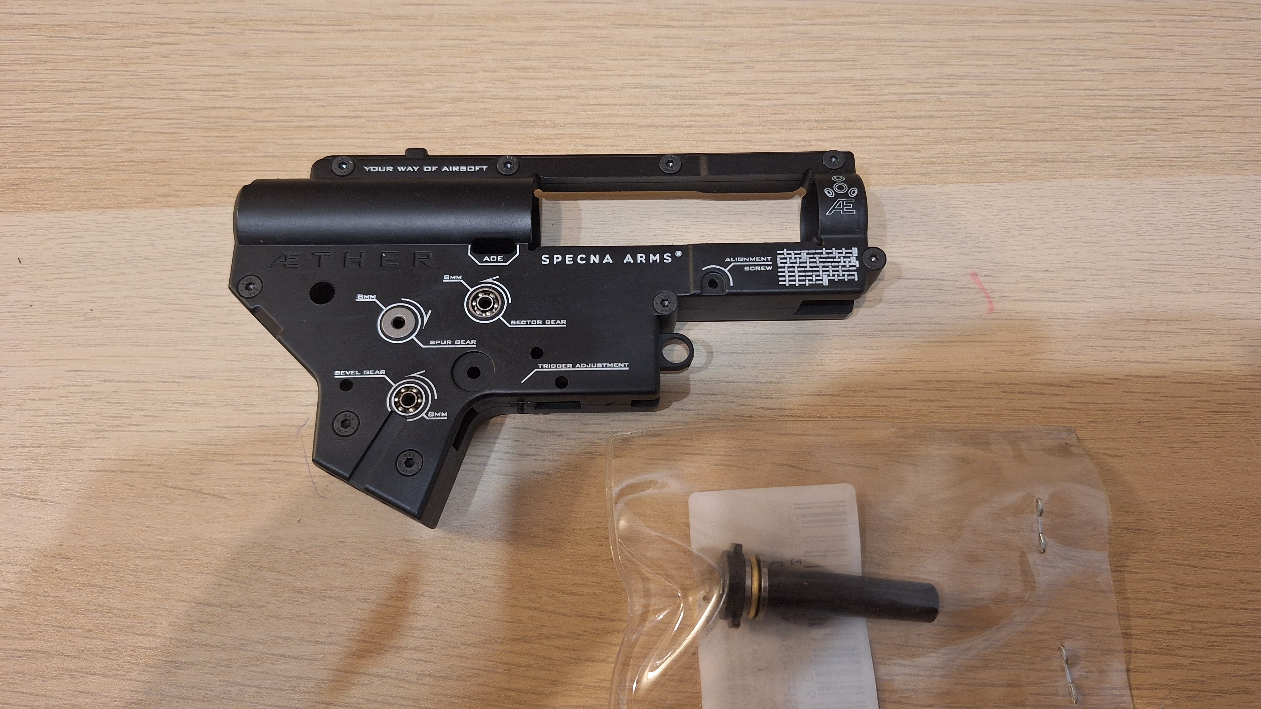 Szkielet gearboxa v2 specna arms aether