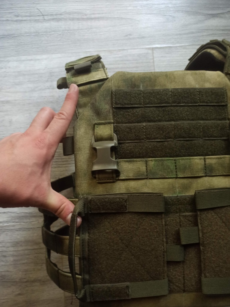 ATACS FG plate carrier 2w1 Cordura 1000D zestaw NOWY - UNIKAT