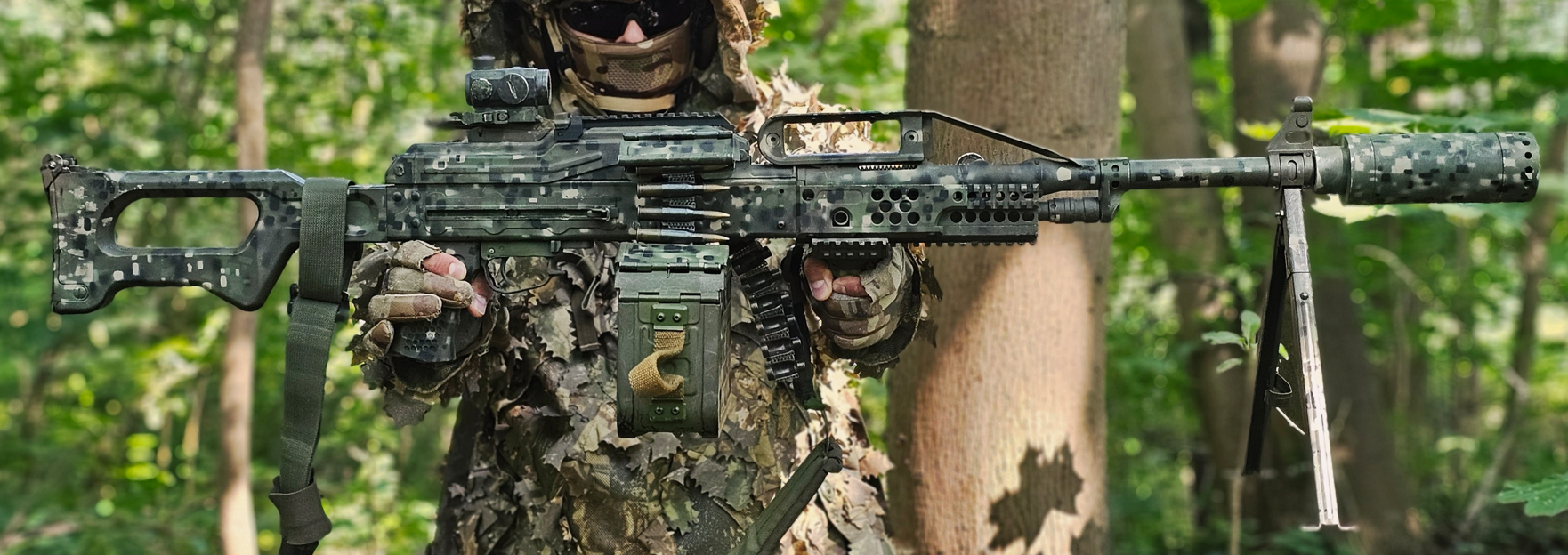 [UNIKAT] PKP Pecheneg A&K / Konwersja RAPTOR TWI | Custom Camo | Pancerny LMG | Unikat na rynku!