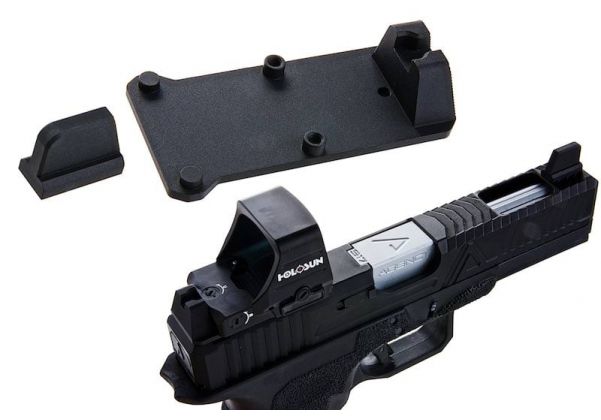 Sights mounting plate for GLOCK pistol replicas