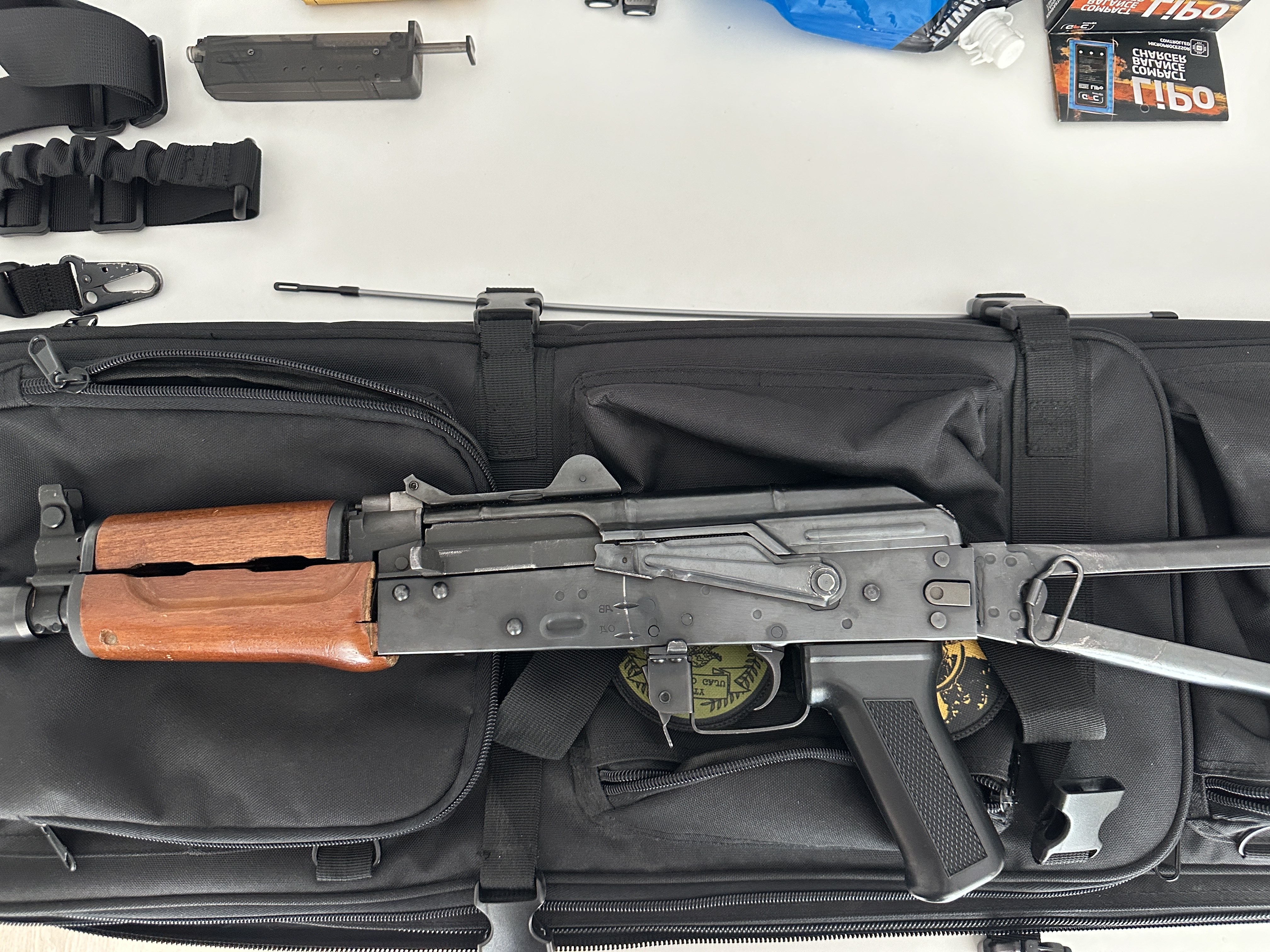 ASG AK47 / Kałasznikow – kompletny zestaw, metalowa replika + akcesoria