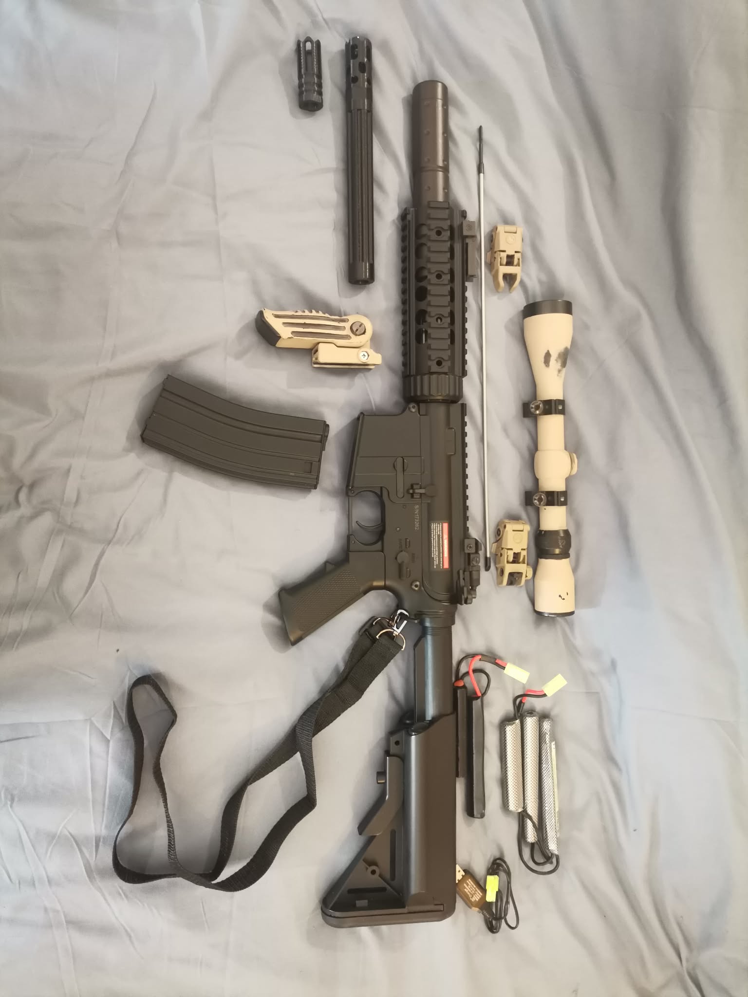 CYMA CM.513 M4 + akcesoria + CZ75 SP-01 SHADOW GNB