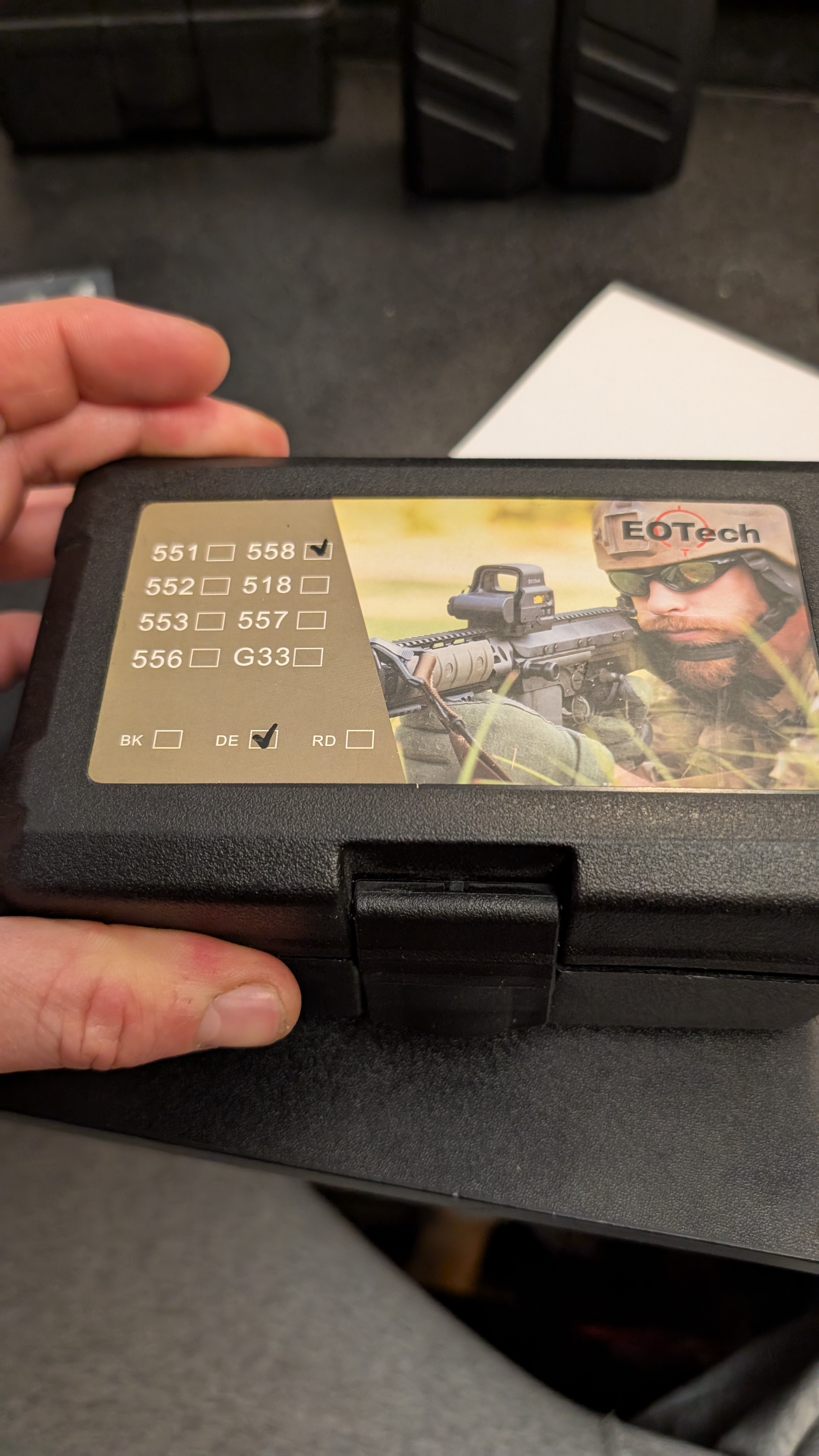 Kolimator do ASG - EOTECH 558 + oslona i bateria