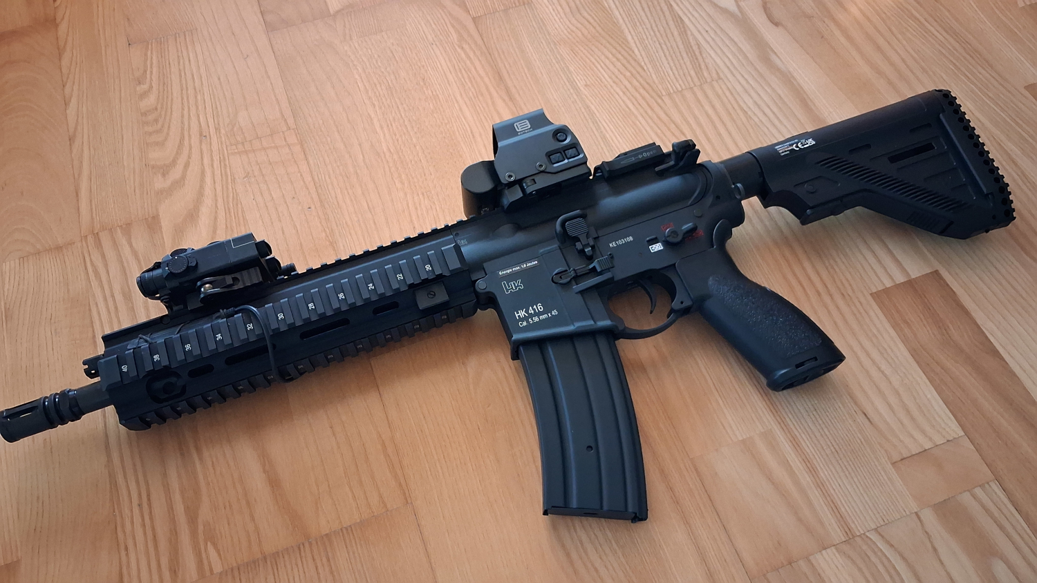 Umarex hk416a5 zestaw dbal a2, holy warrior s1 exps 3-0