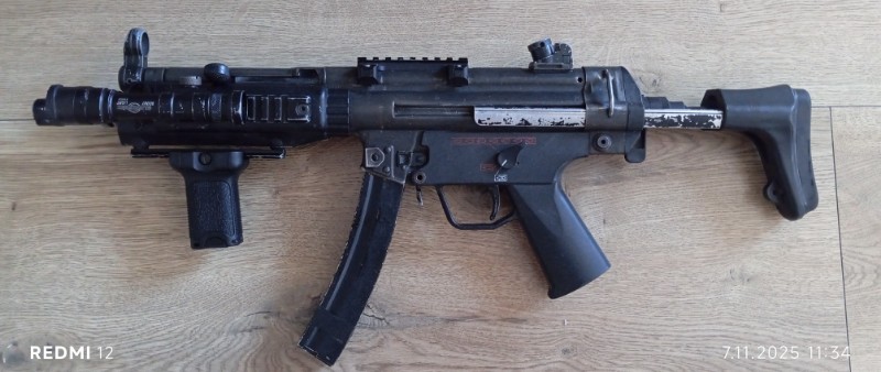 MP5 Bolt Airsoft EBB dodatki