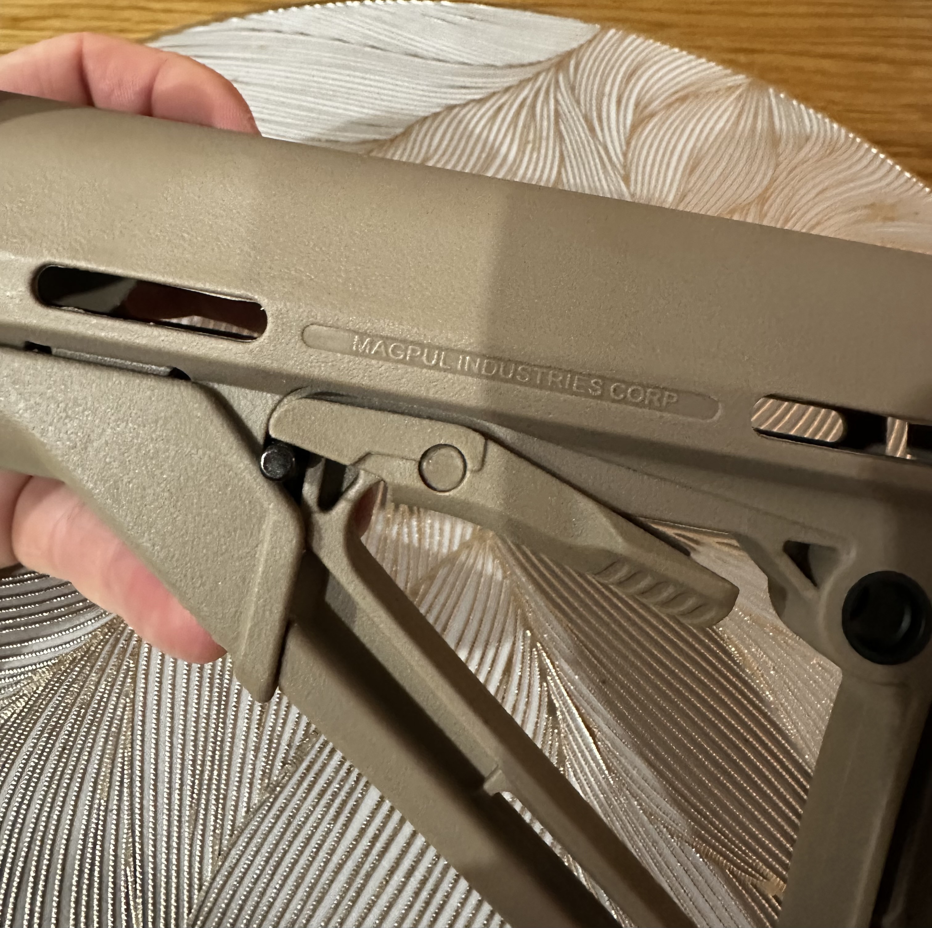 Kolba Magpul Ctr , replika Asg polimer moe qd