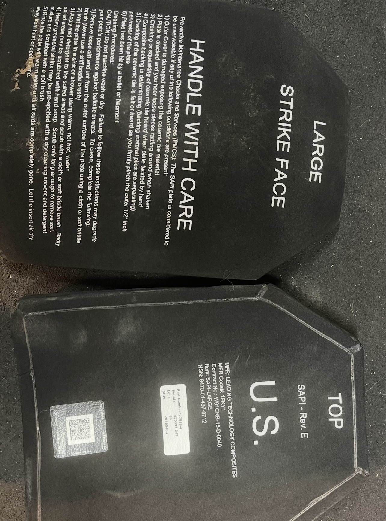 Płyty balistyczne Sapi III+