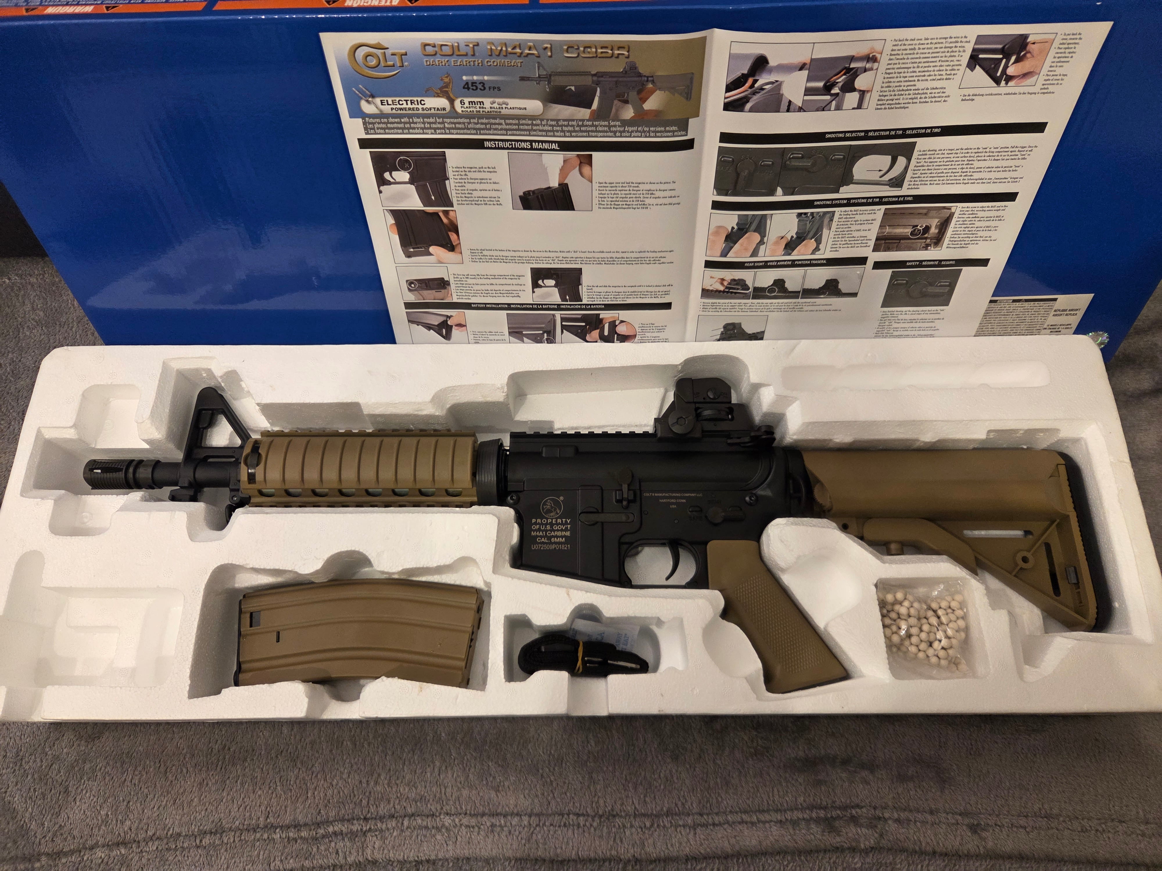 CyberGun M4 Colt M4A1 CQBR