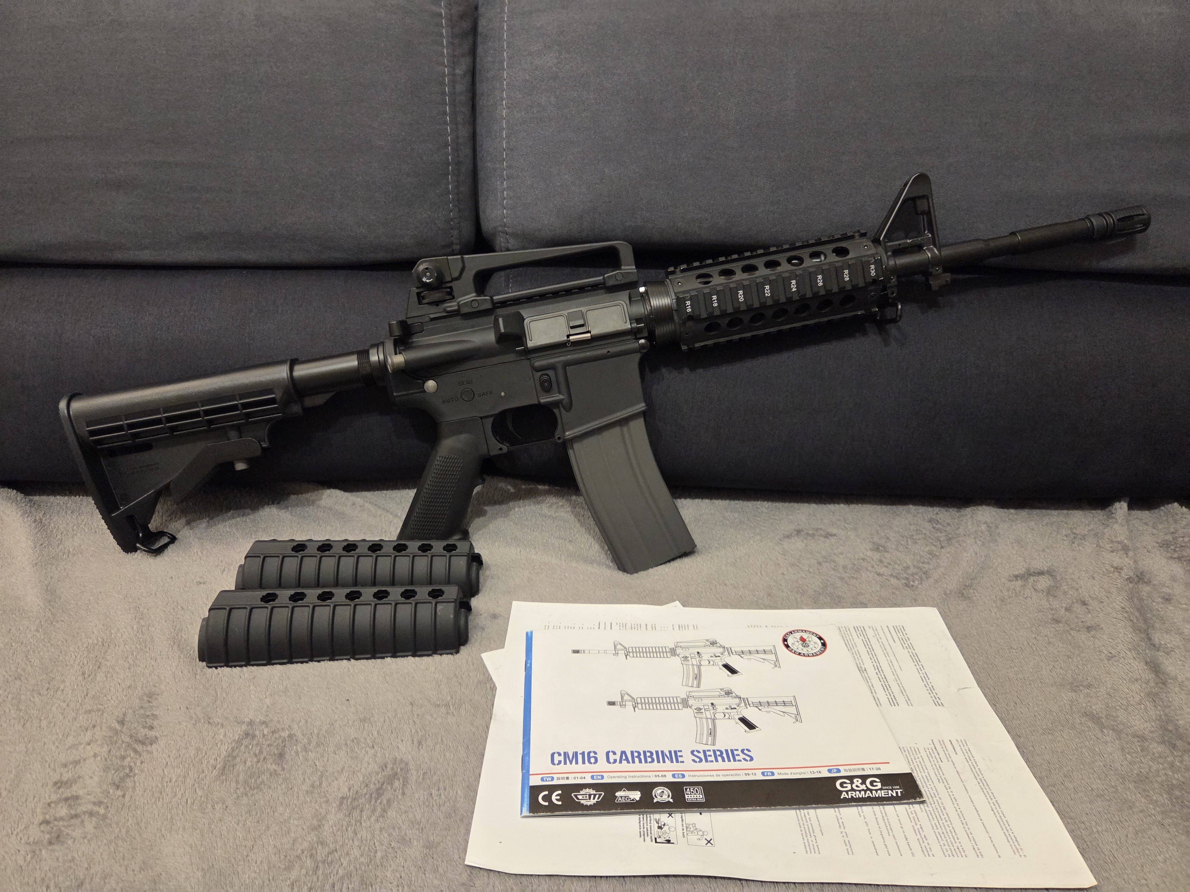 CM16 Carbine M4A1/Ris G&G 1.4 J jak nowa