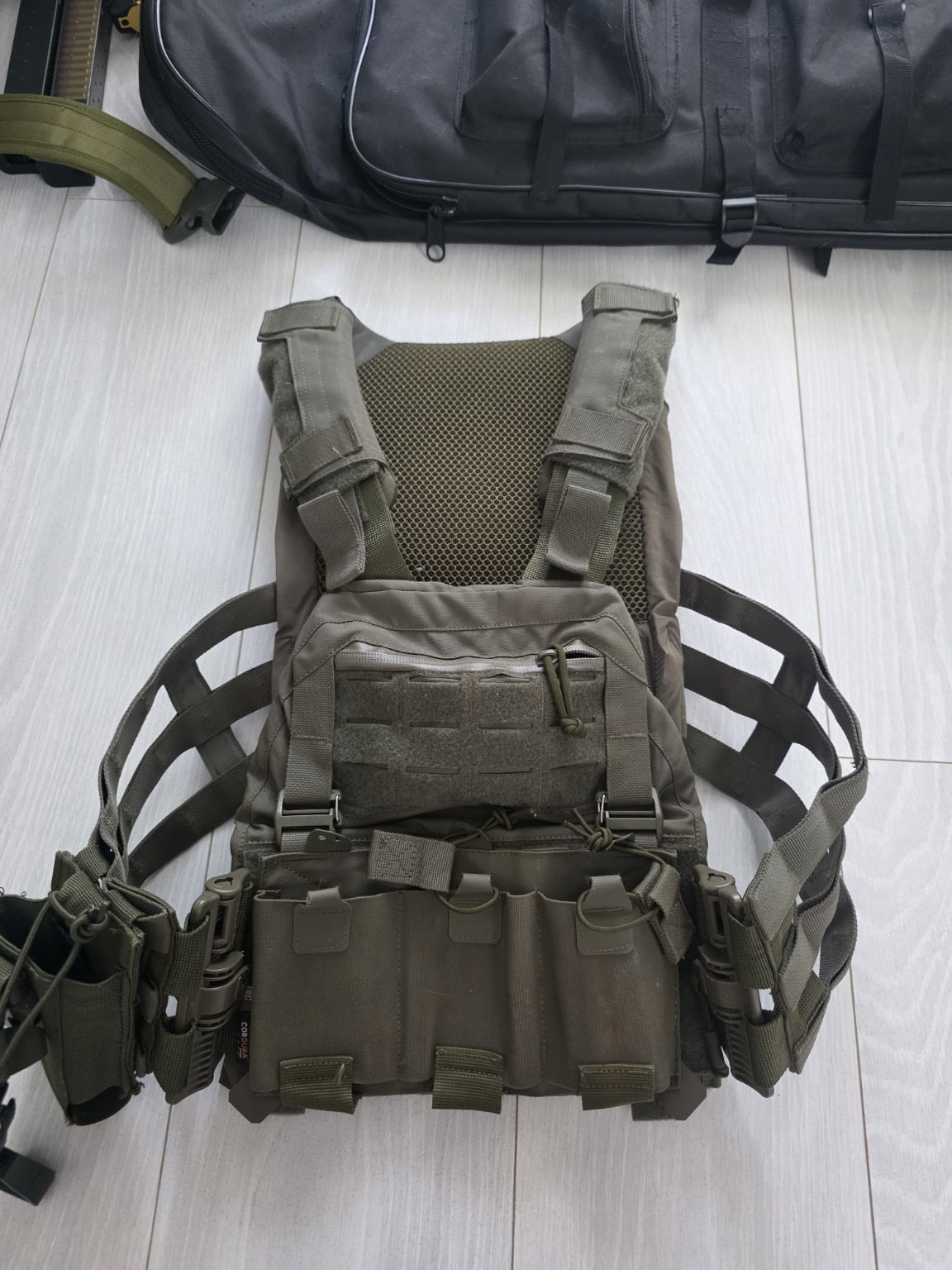 Kamizelka taktyczna typu Plate Carrier M-Tac Cuirass Fast Elite - Ranger Green