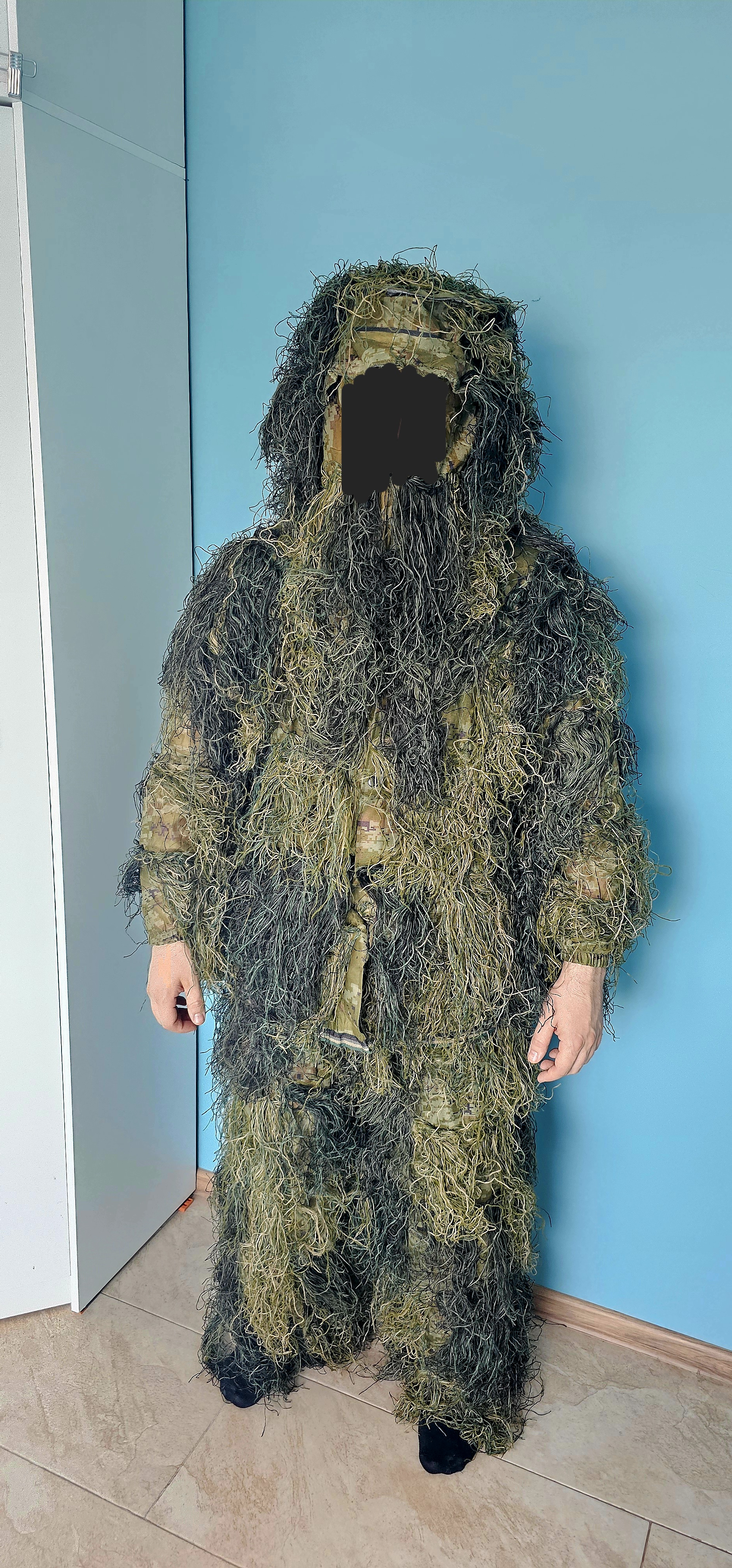 [S] Strój maskujący Mil-Tec Ghillie Suit "Anti Fire" - Woodland