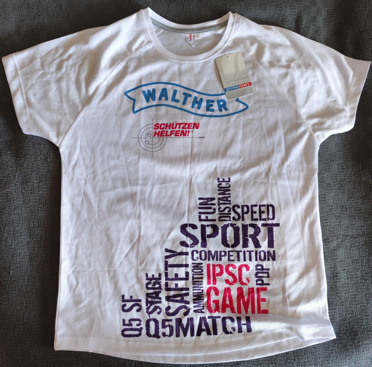 Koszulka biała do strzelań dynamicznych