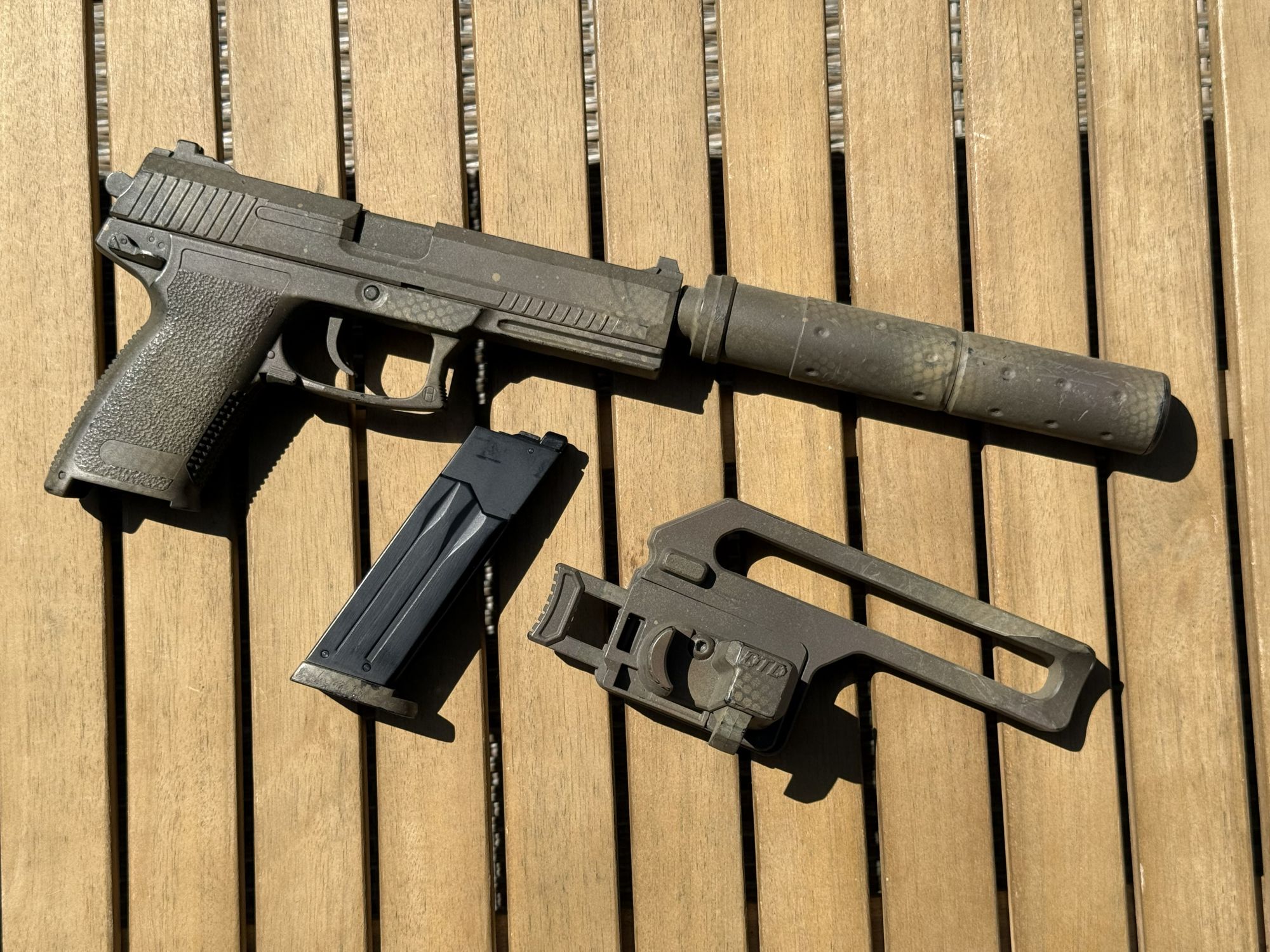 STTI MK23 NBB po tuningu PDI, HADRON, Flamingo