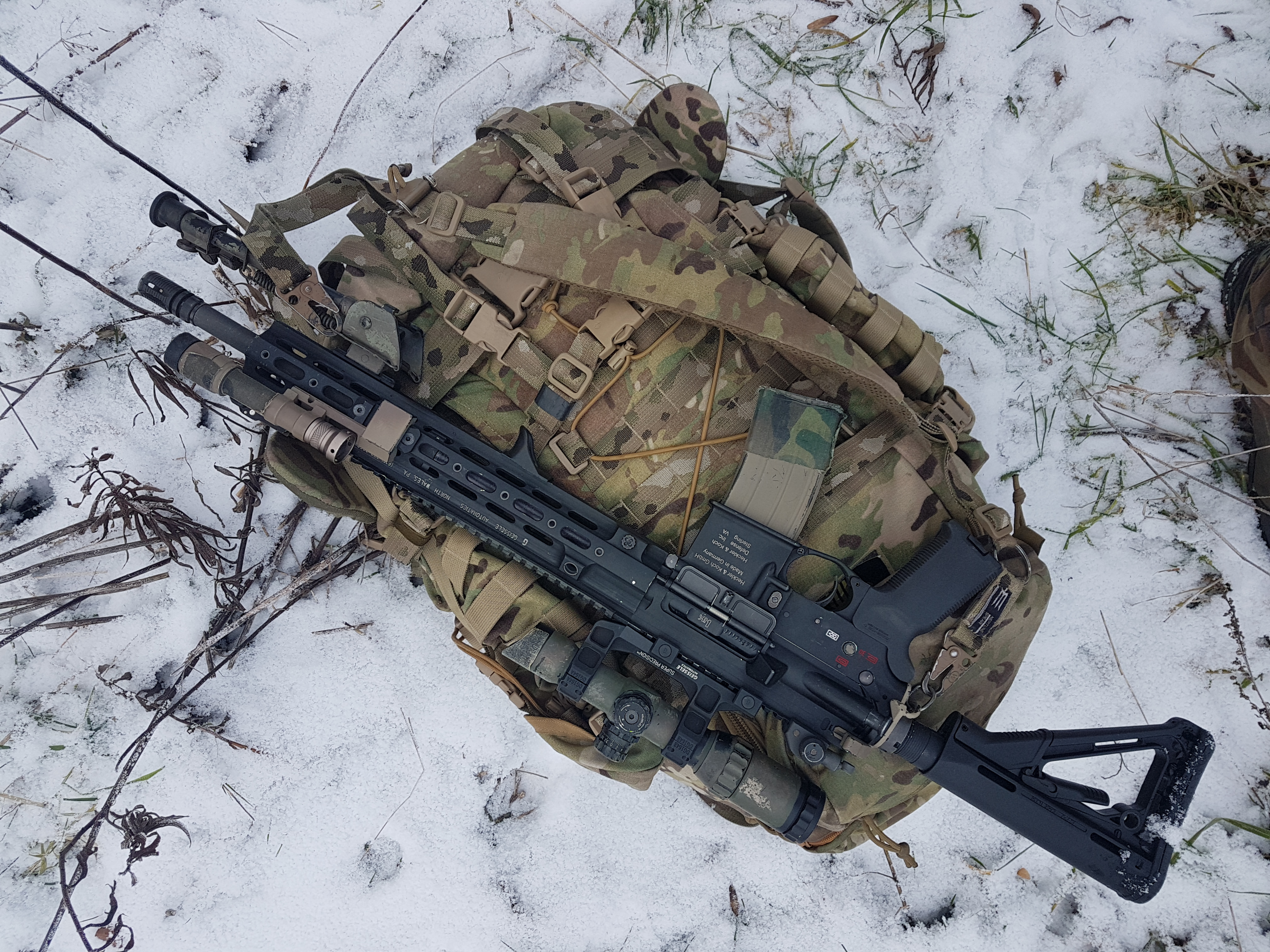 [S] BODY HAO HK416d MWS + akcesoria