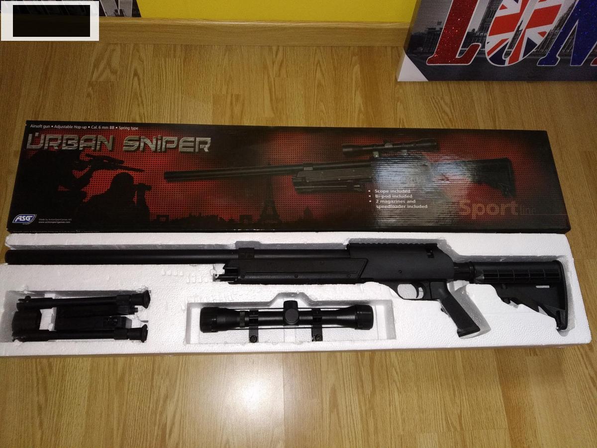 ASG URBAN SNIPER, jak nowa / snajperka / karabin snajperski