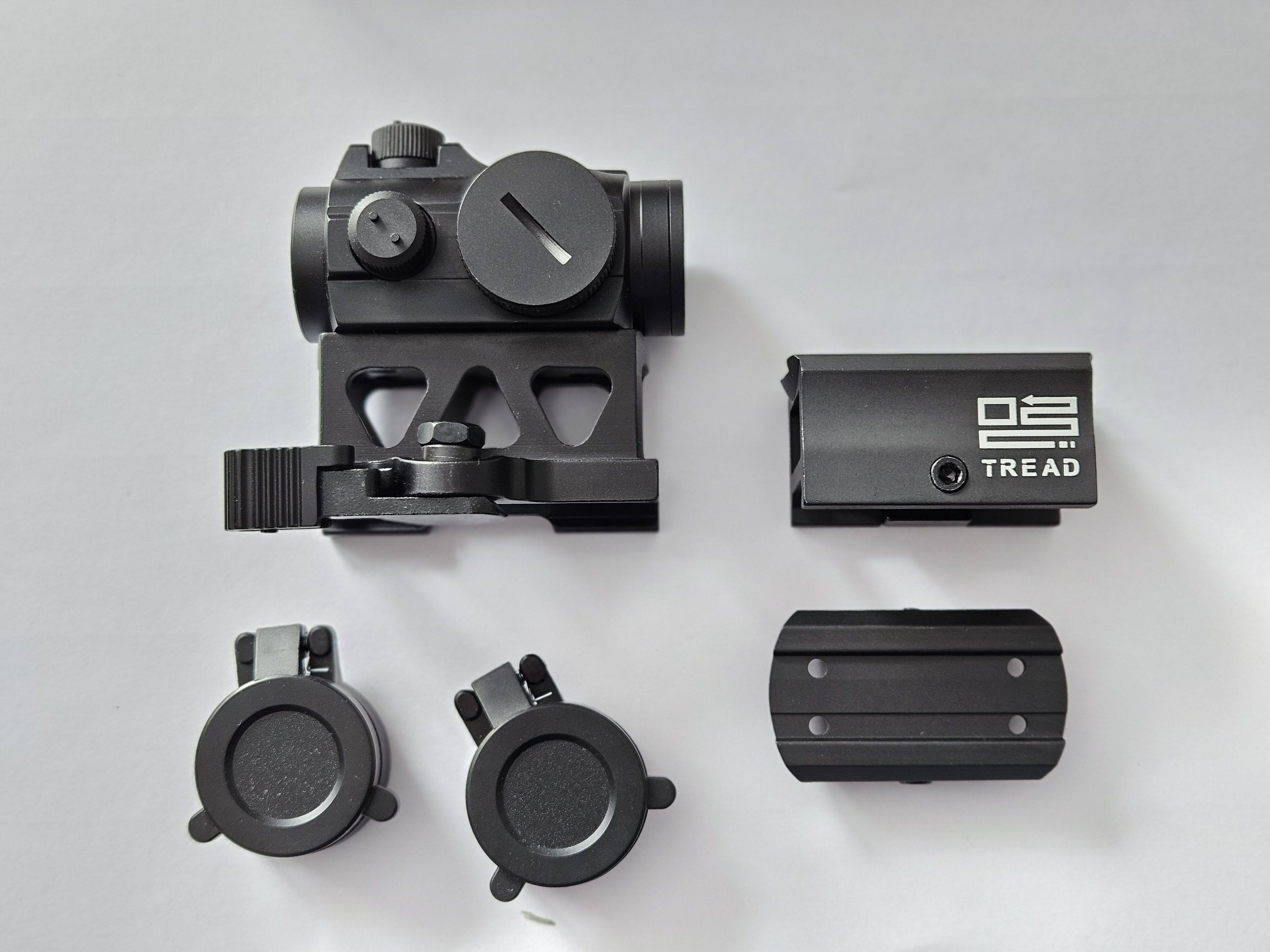 Kolimator AIM-O Aimpoint micro T1 replika, różne montaże wysoki, niski, QD