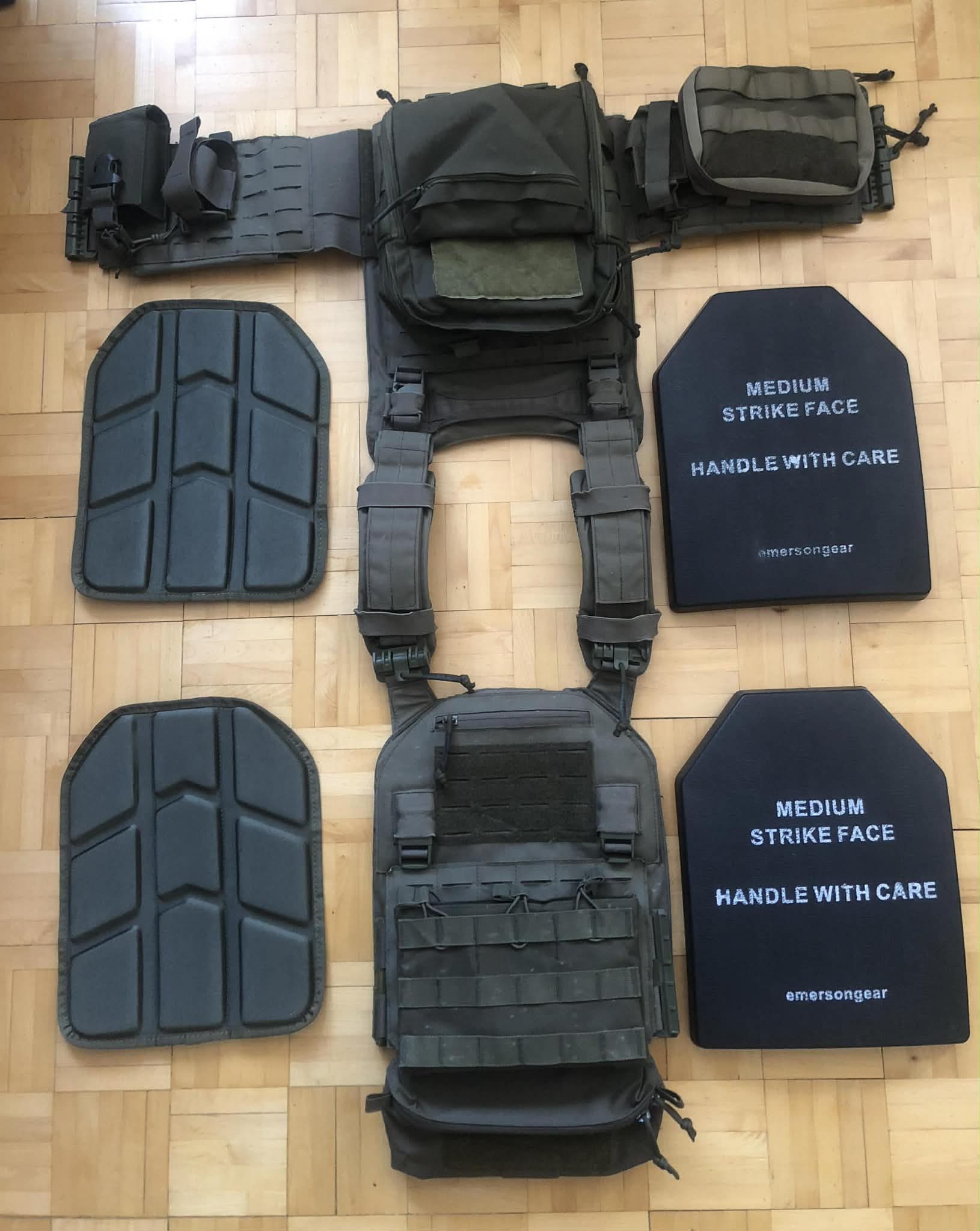 Kamizelka Plate Carrier Ranger Green Laser cut