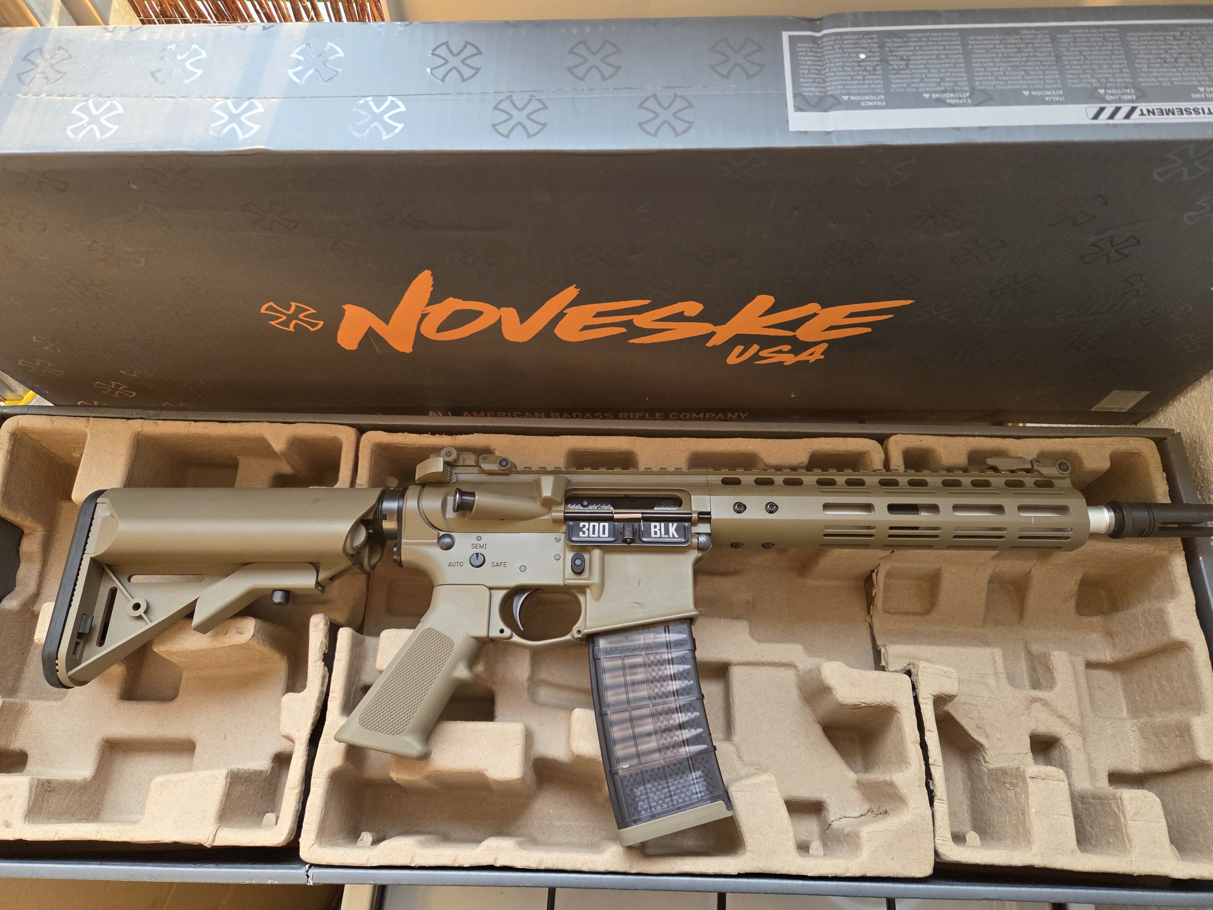 Replika Noveske N4 10.5 Shorty .300 BLK – Tan CGS gbbr