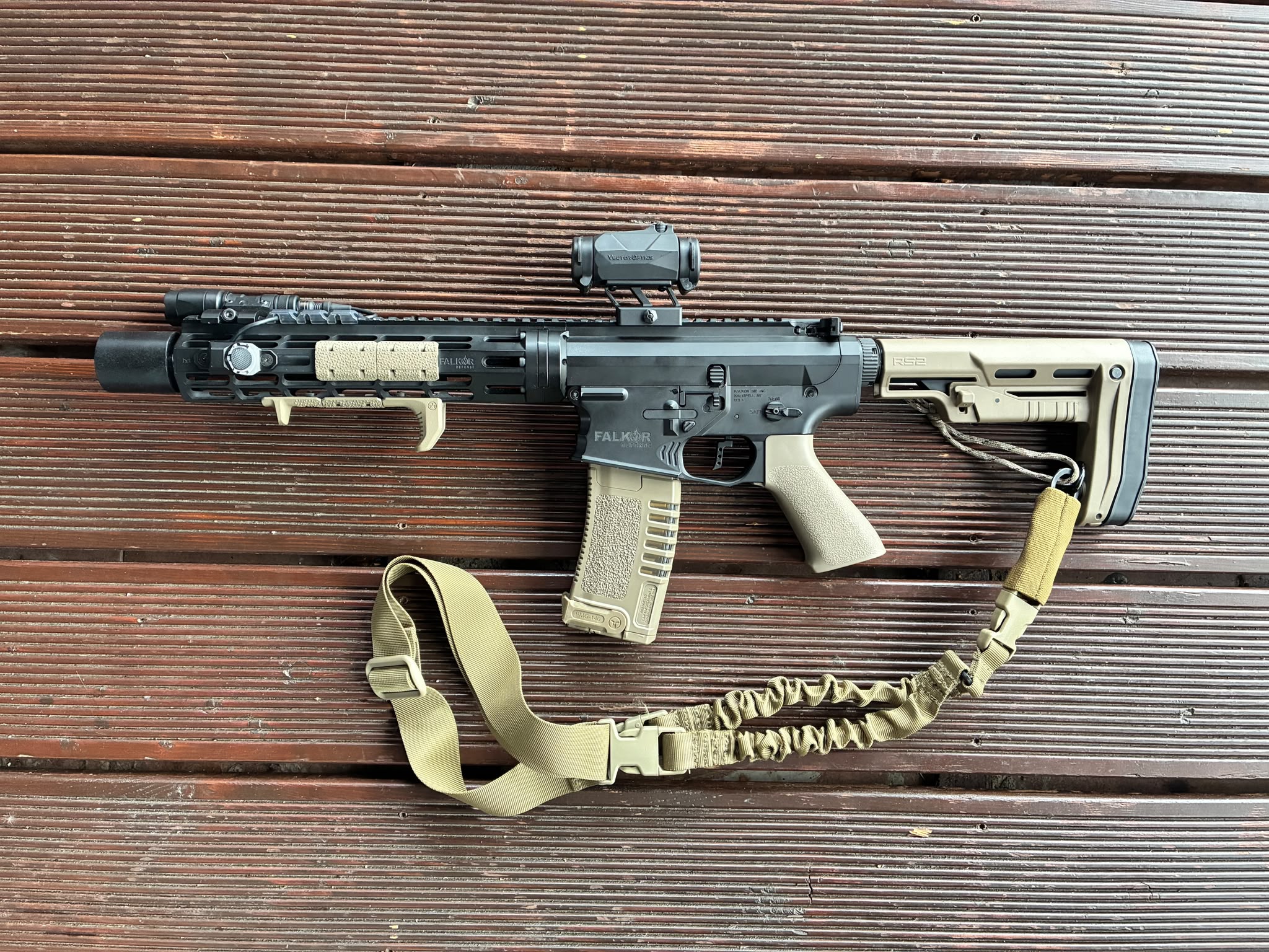 Replika karabinka Falkor Phantom SDU2.0 - Czarny