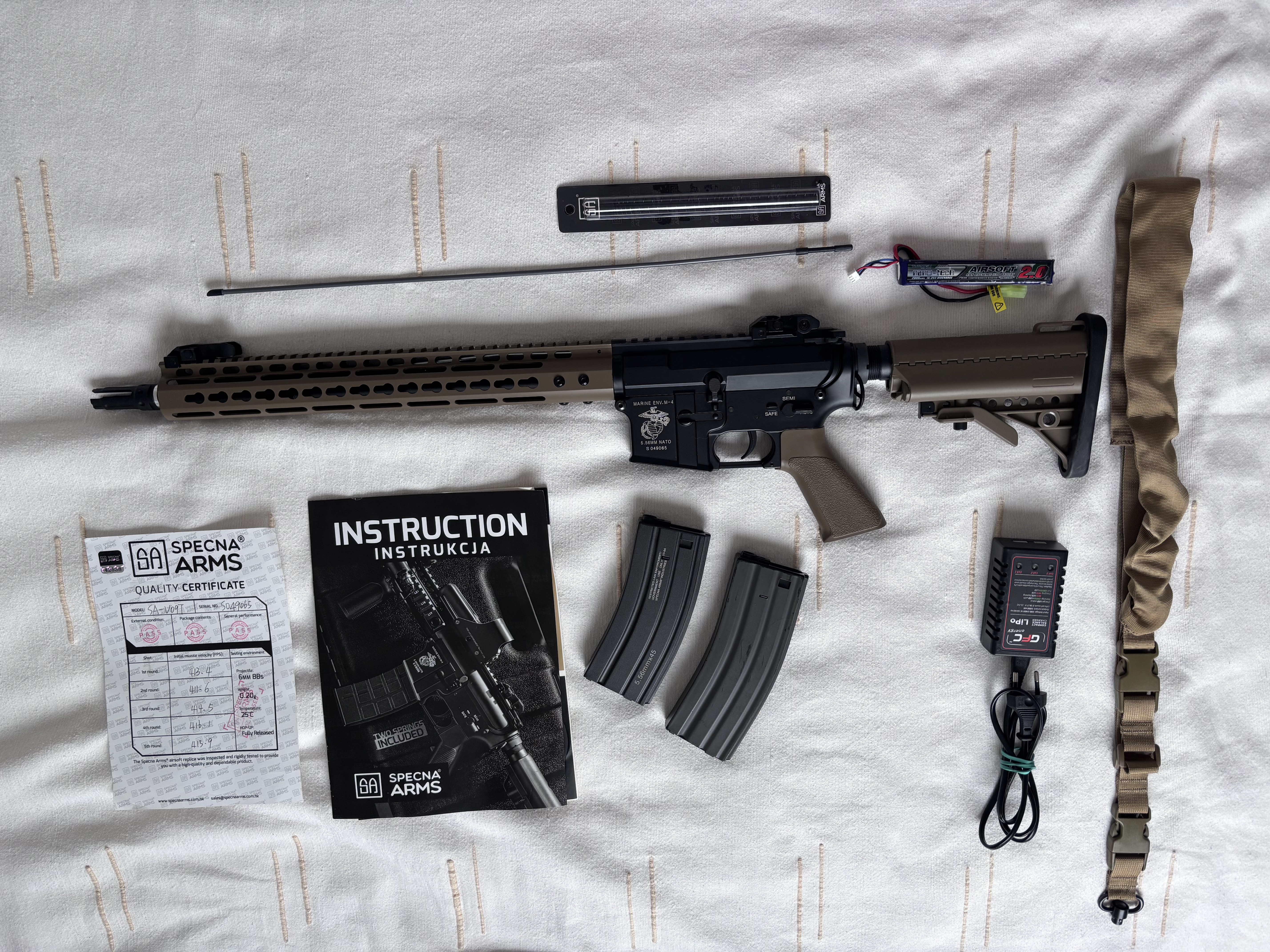 Replika karabinka SA-V09-HT ONE - Half Tan