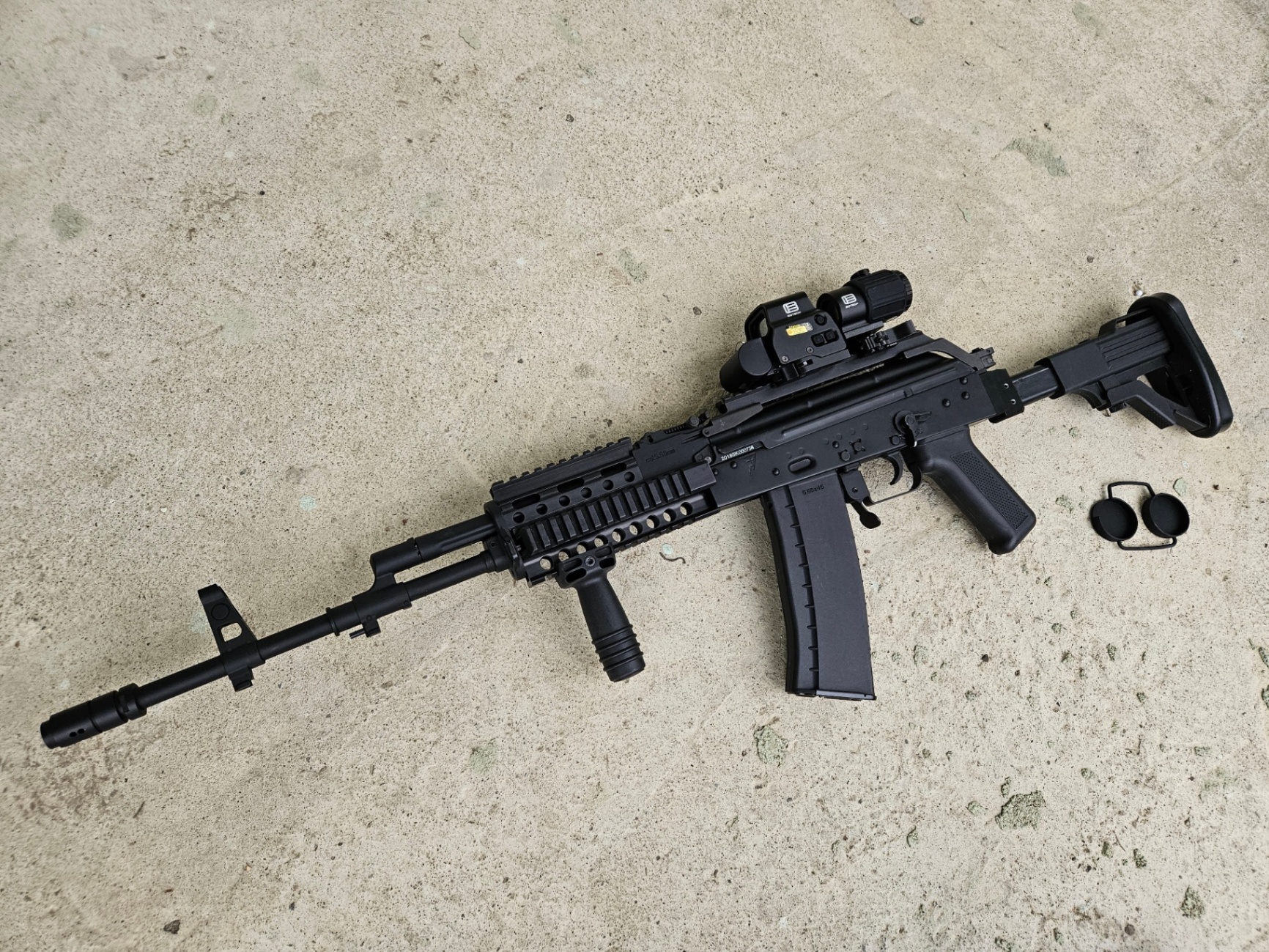 Replika Eotech ET558 + magnifier G43 oznaczenia stand bdb
