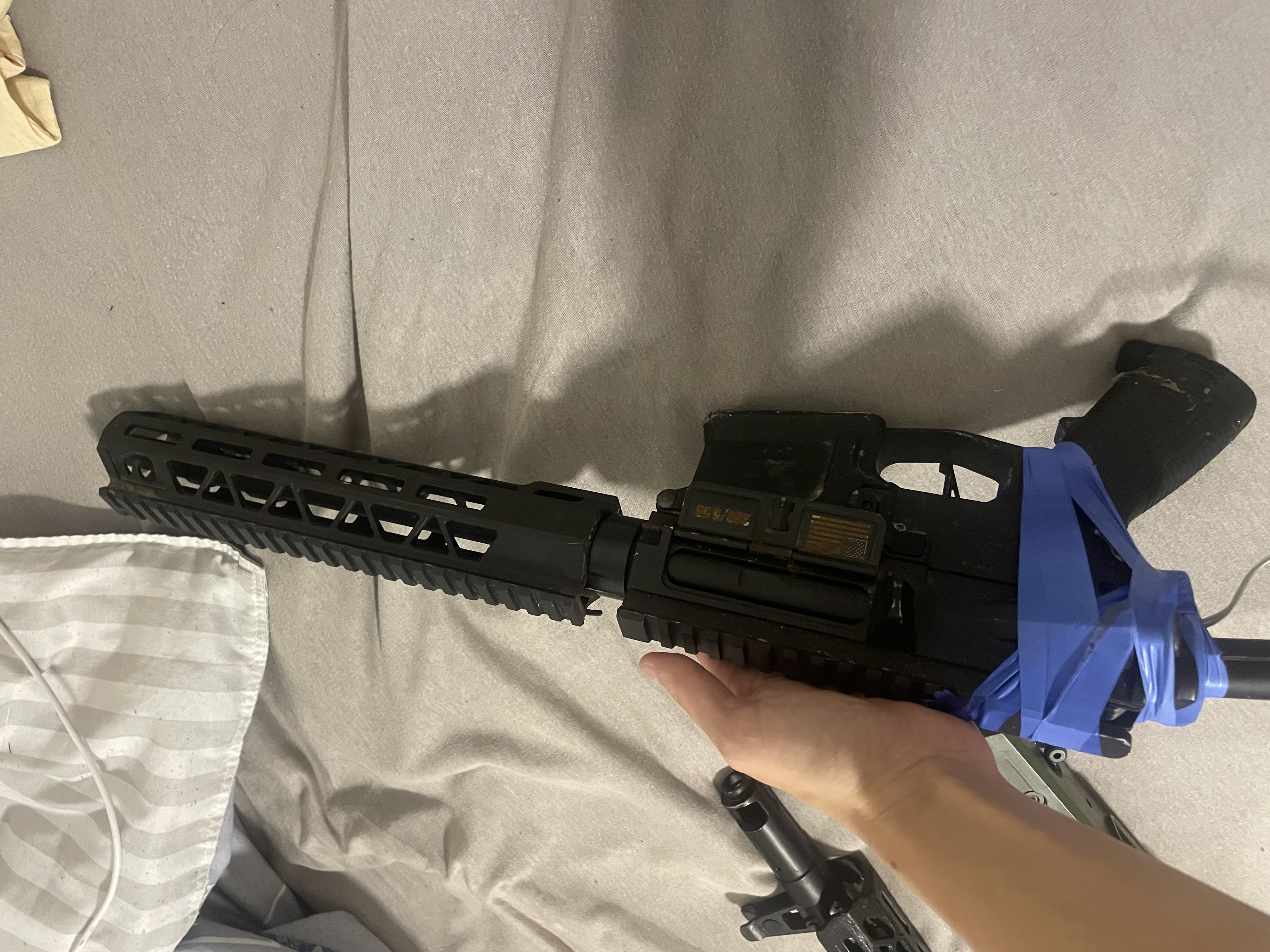 Body / Projekt M4 (Upper + Handguard M-LOK + Grip) – na części / projekt