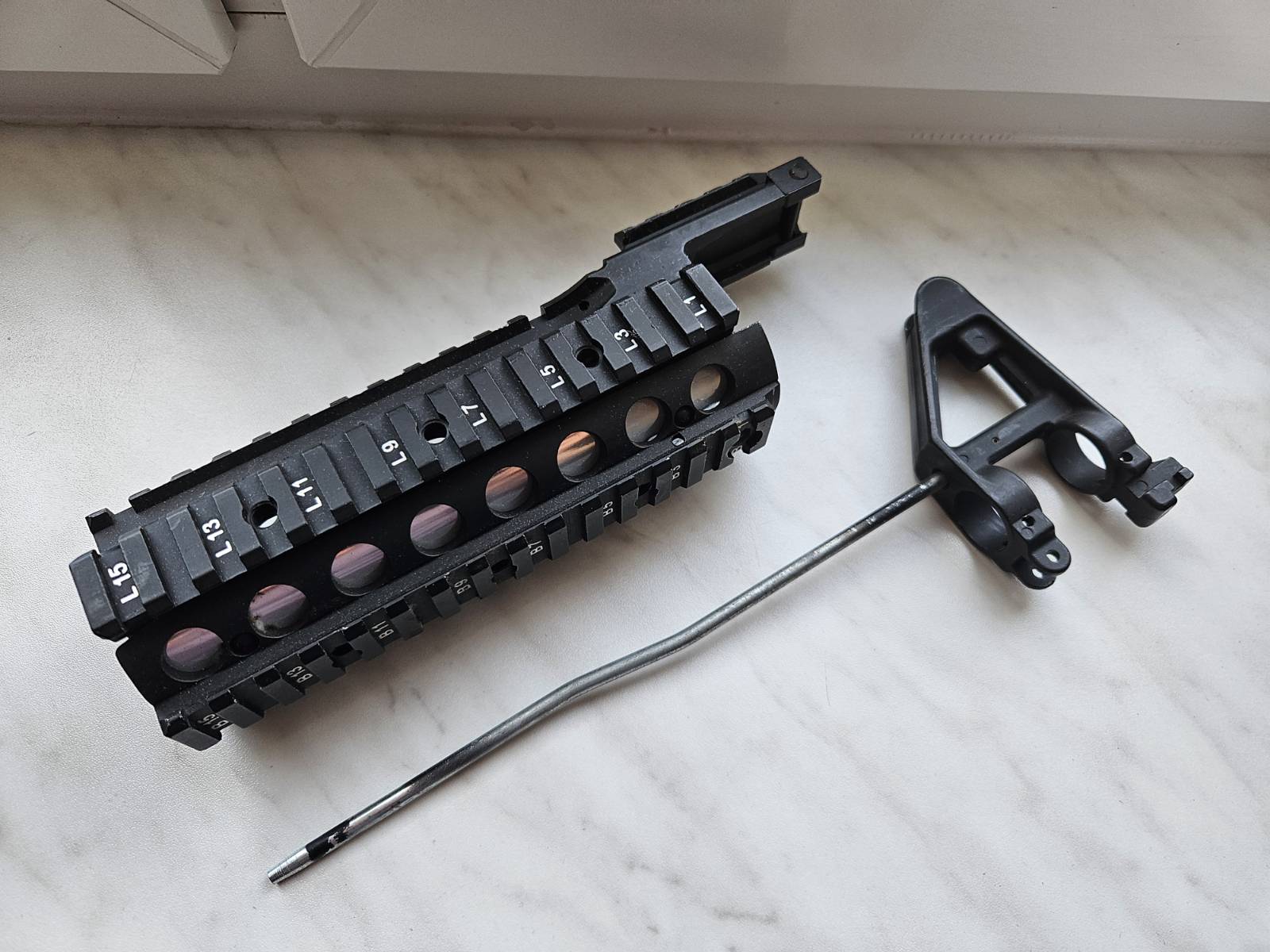Handgurad Szyny RIS Asg AR15 M4 muszka blok gazowy