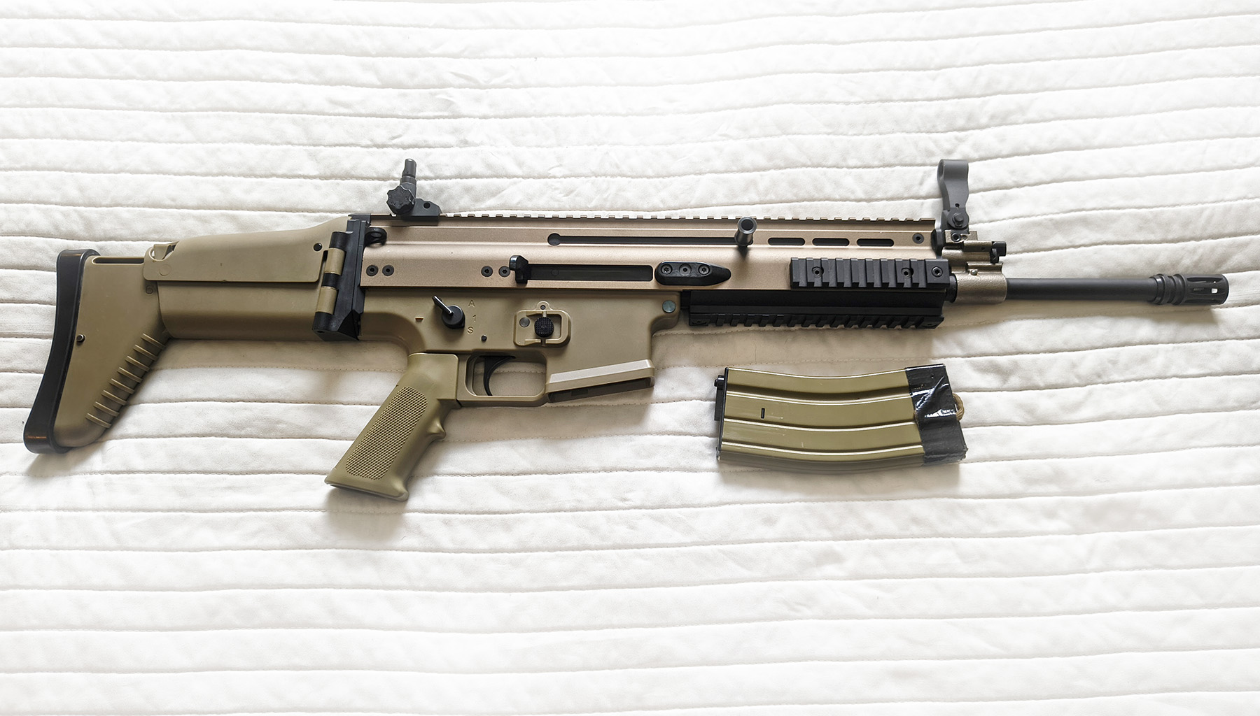 Karabin AEG SCAR-L VFC + duży zestaw akcesoriów