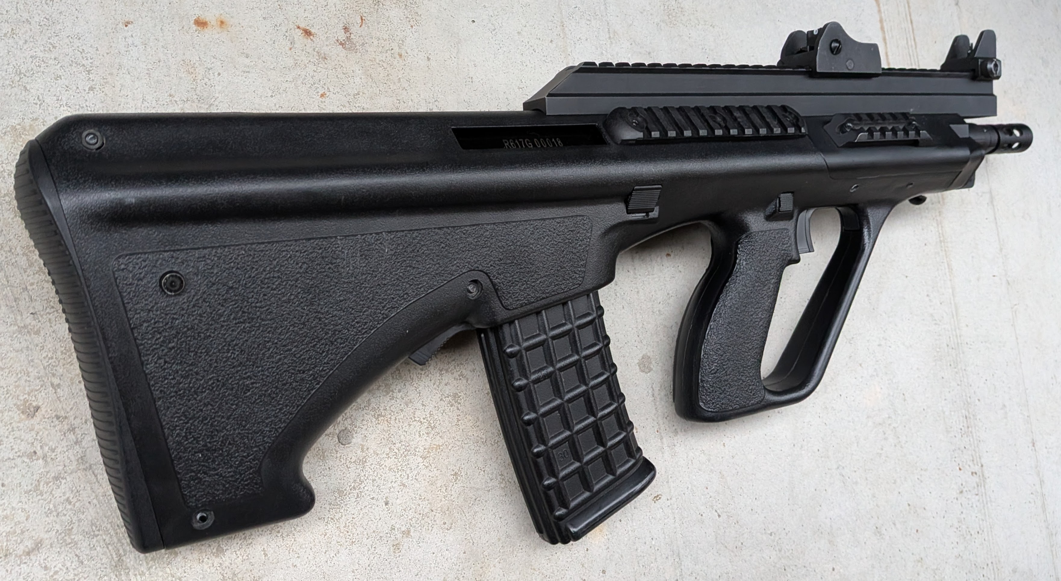 AUG A3 (Army Armament) po tuningu z dodatkami