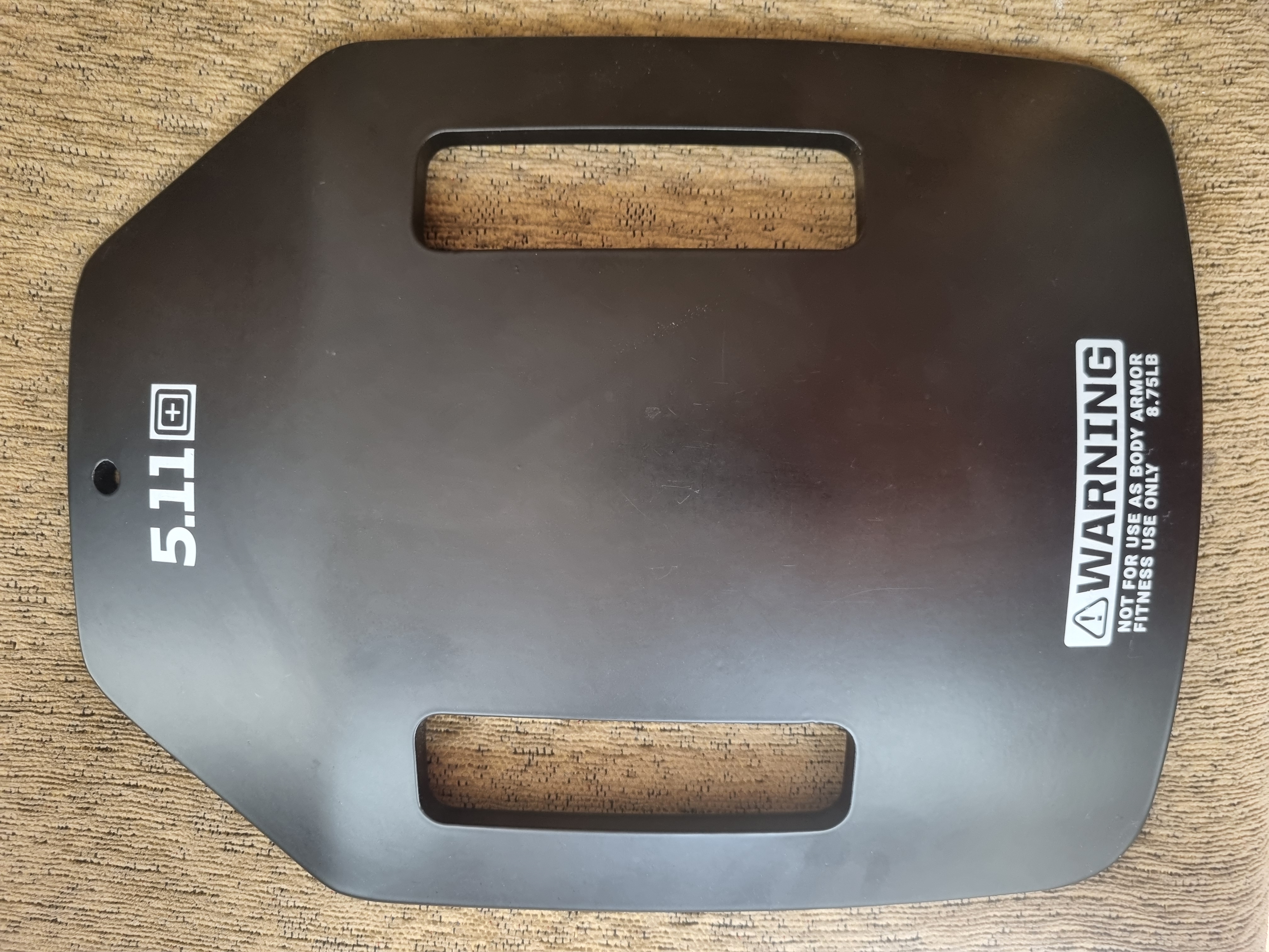 Wkłady do kamizelki firmy 5.11 Weight Plate 2x8.75 lb - Czarne