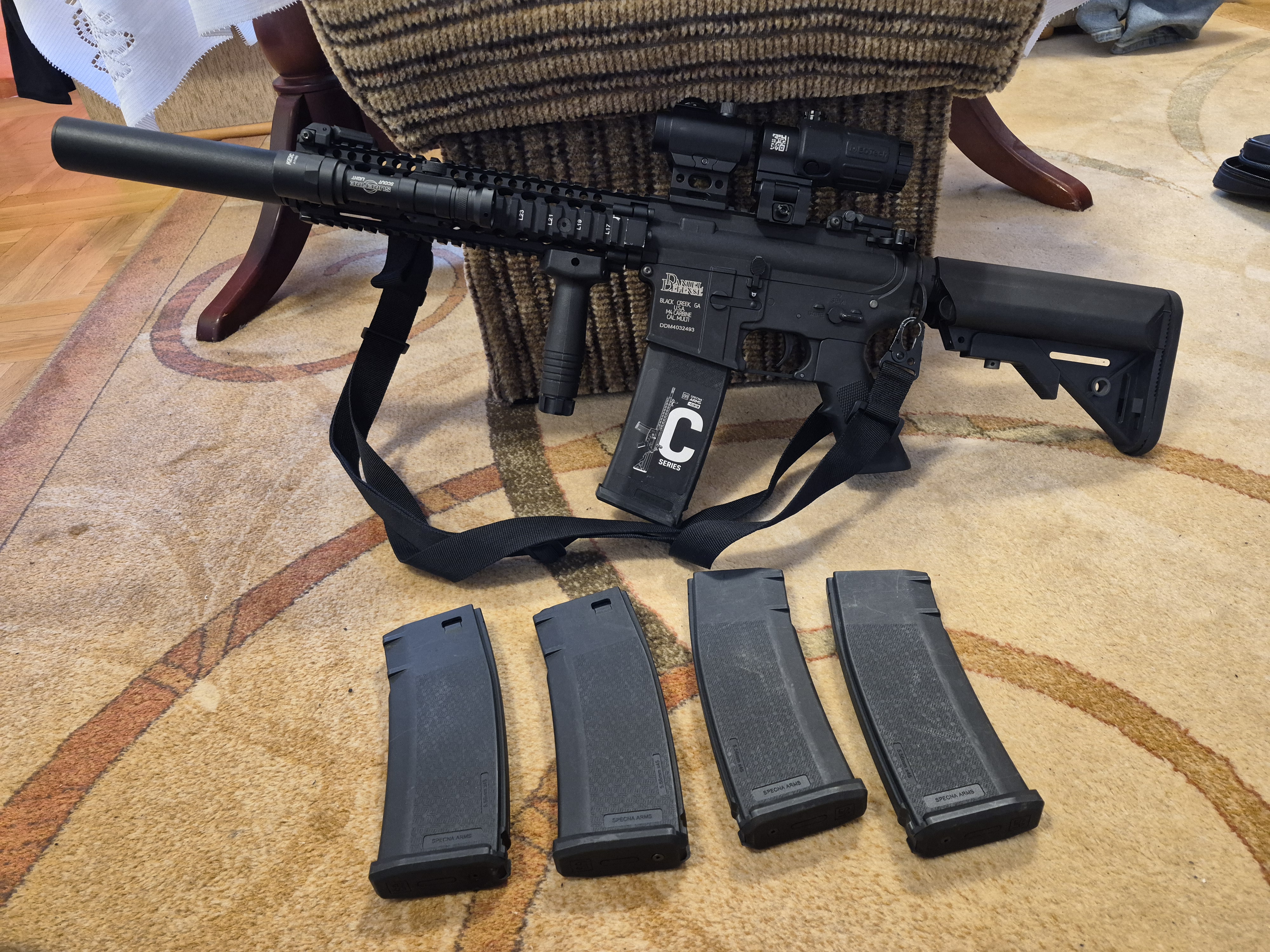 M4 SPECNA PO TUNINGU | GEARBOX V2 | TŁUMIK | 5 MAGAZYNKÓW | 2.1 J | 90 M