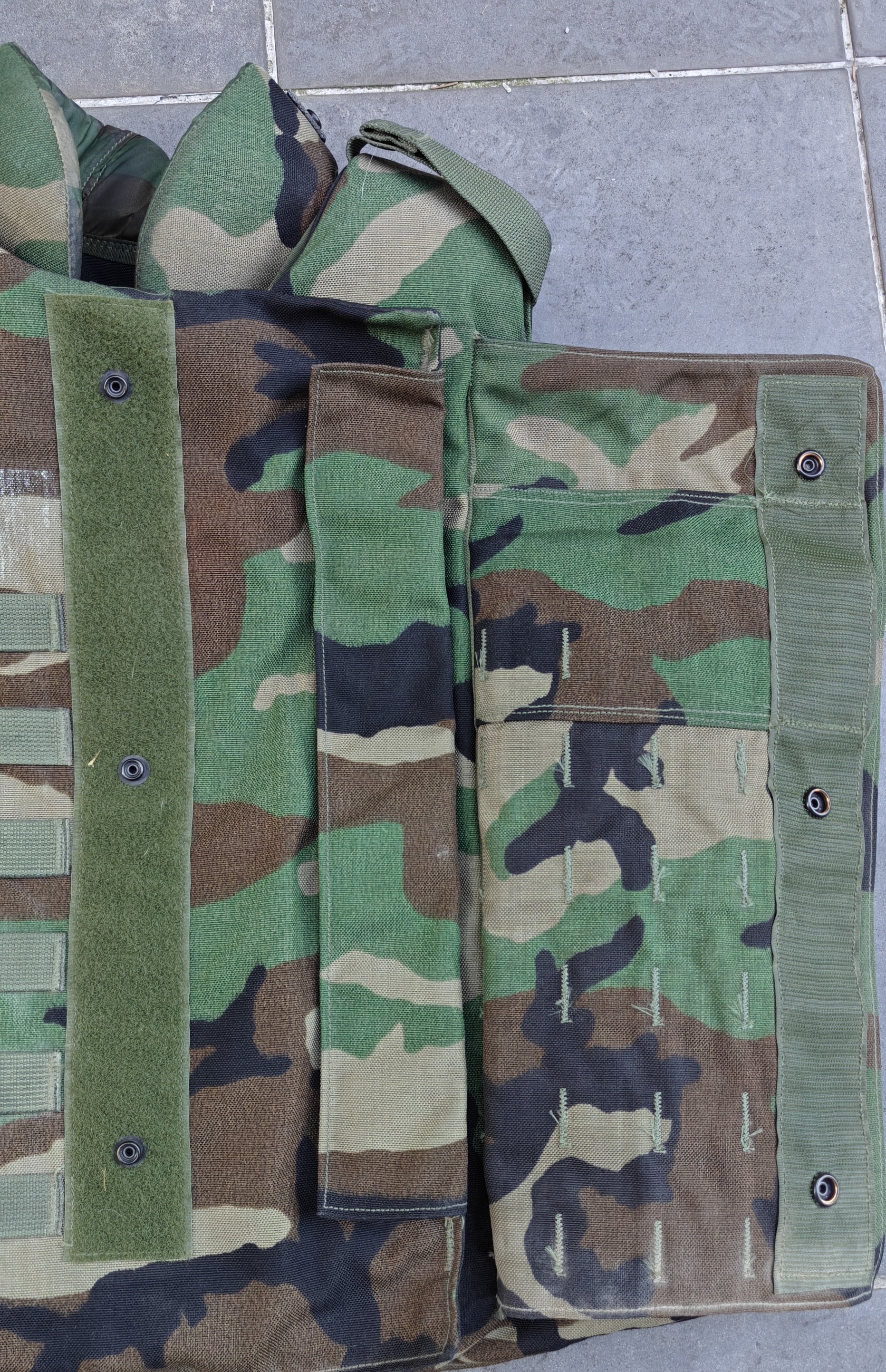 Kamizelkę IBA Interceptor Body Armor Woodland Large + Wkłady US ARMY usmc