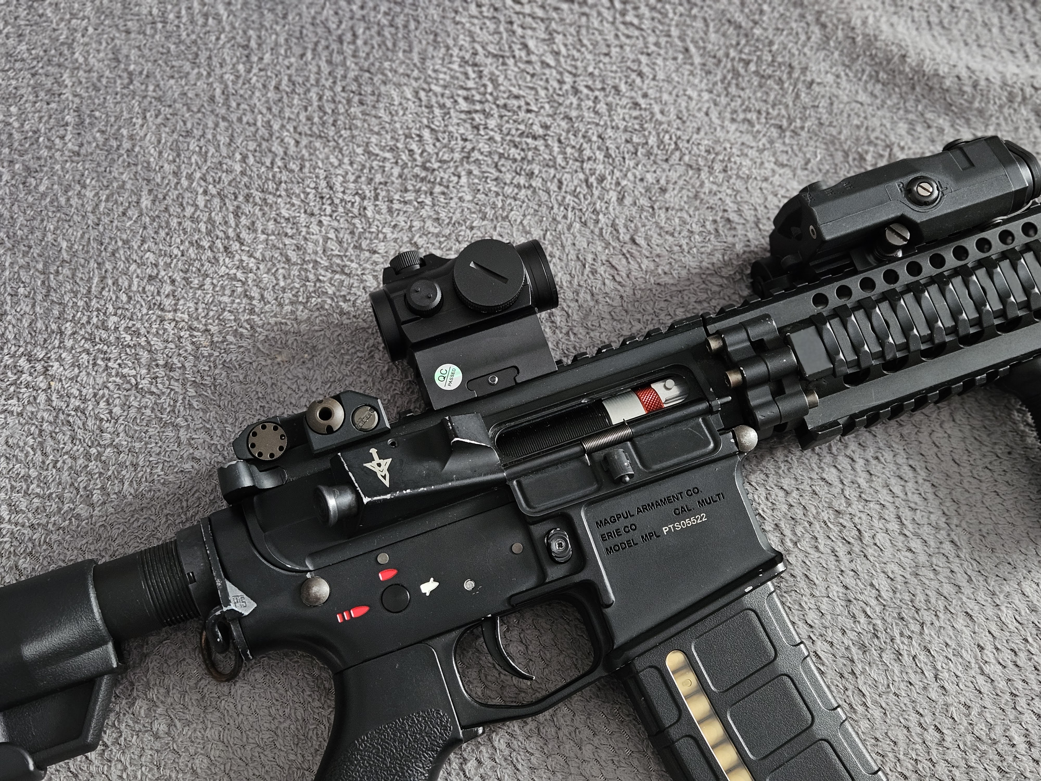 Kolimator AIM-O Aimpoint micro T1 replika, różne montaże wysoki, niski, QD