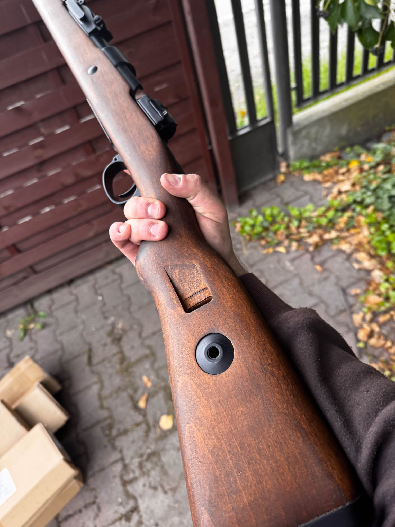 Kar98K - drewniane łoża (green gas)