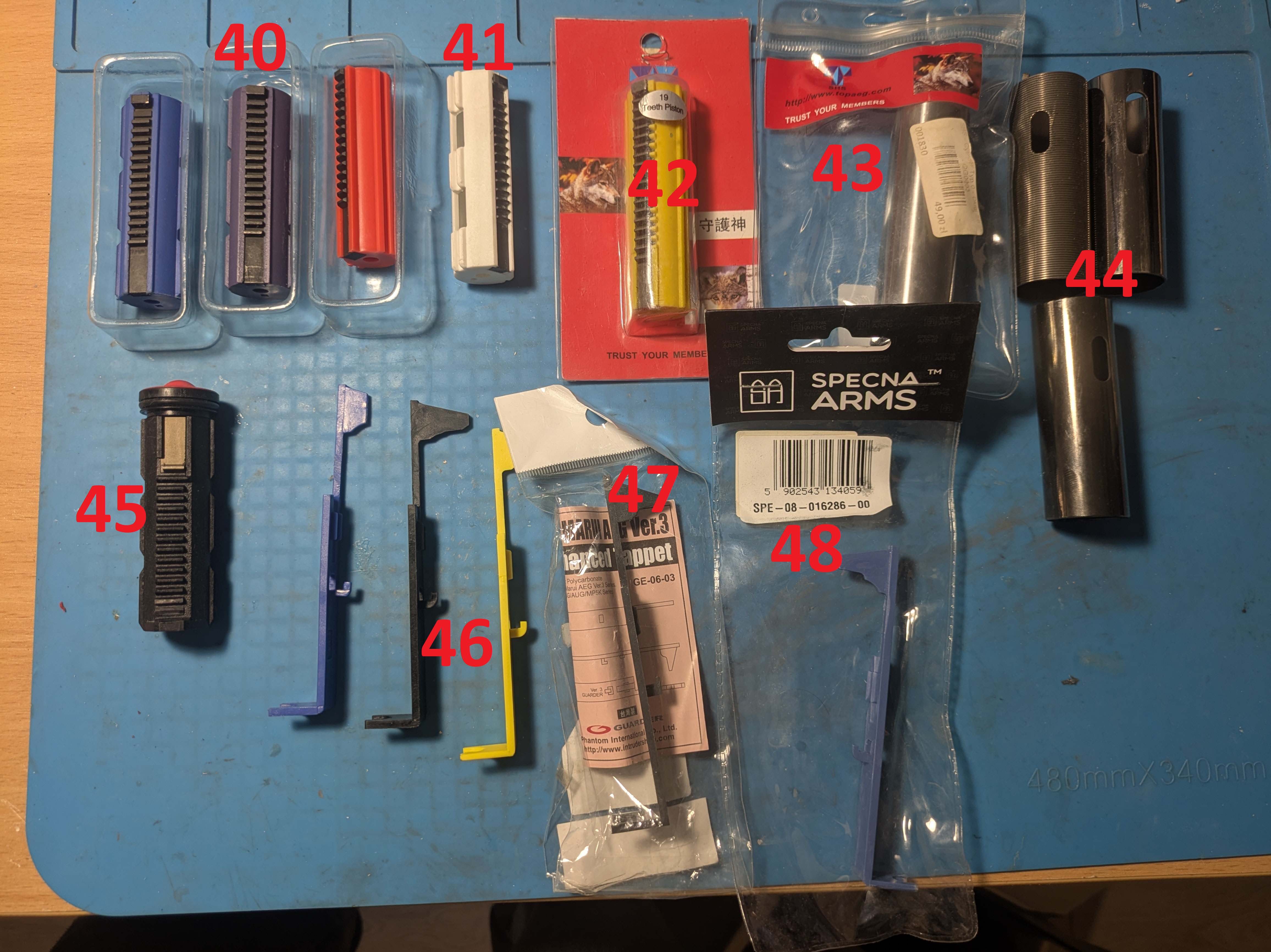 tłok cylinder popychacz