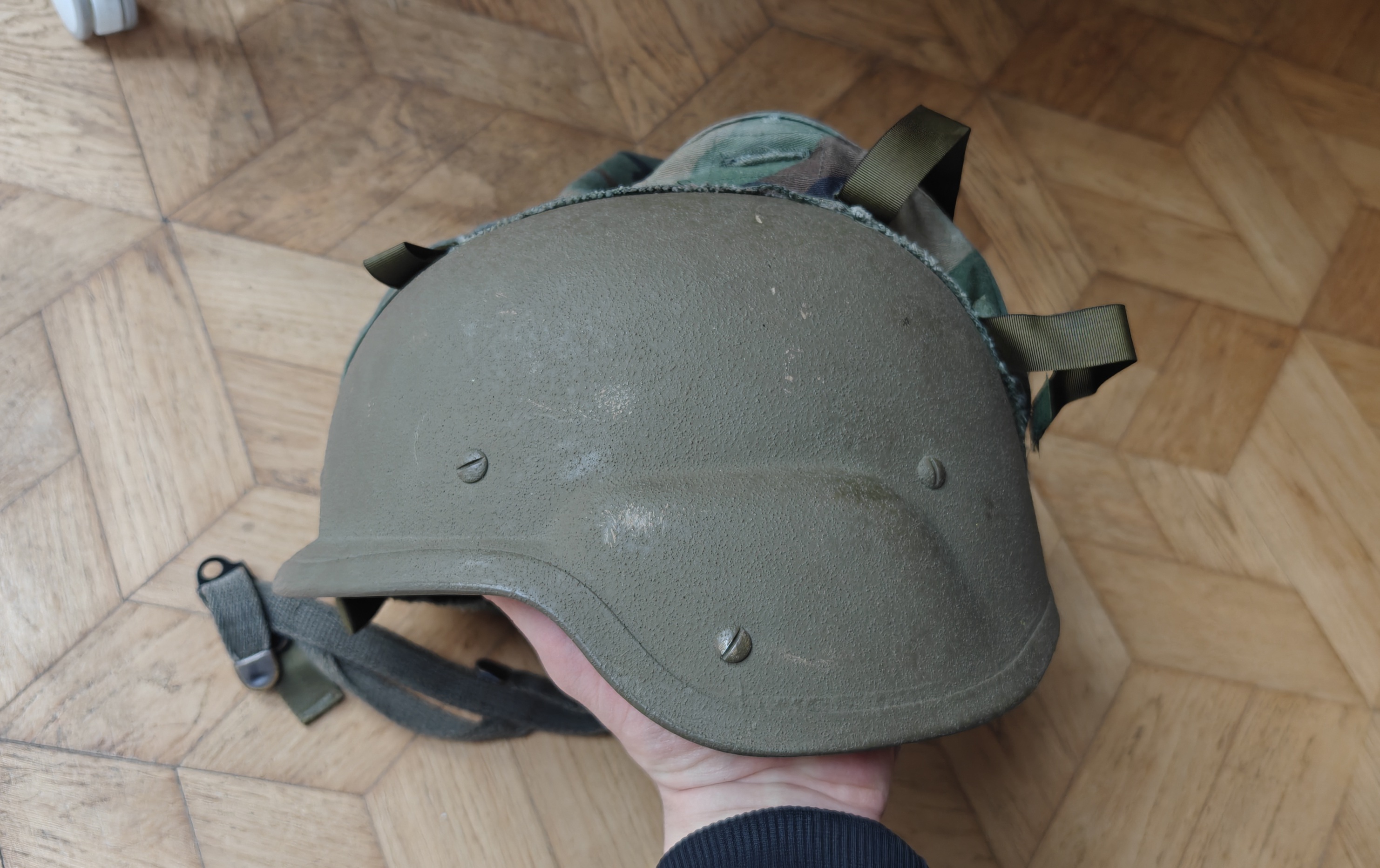 Hełm PASGT S + pokrowiec woodland US ARMY USMC