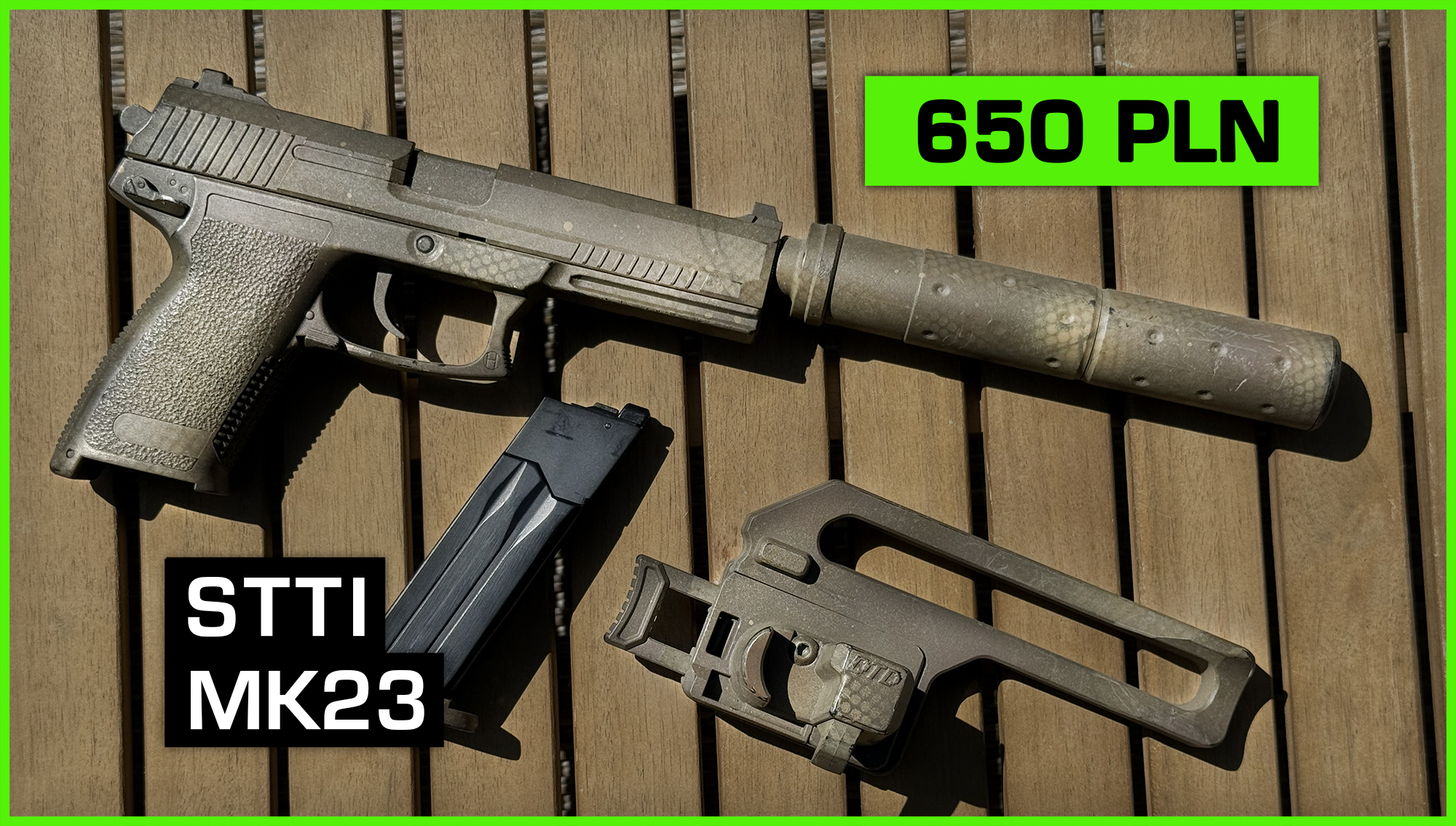 STTI MK23 NBB po tuningu PDI, HADRON, Flamingo