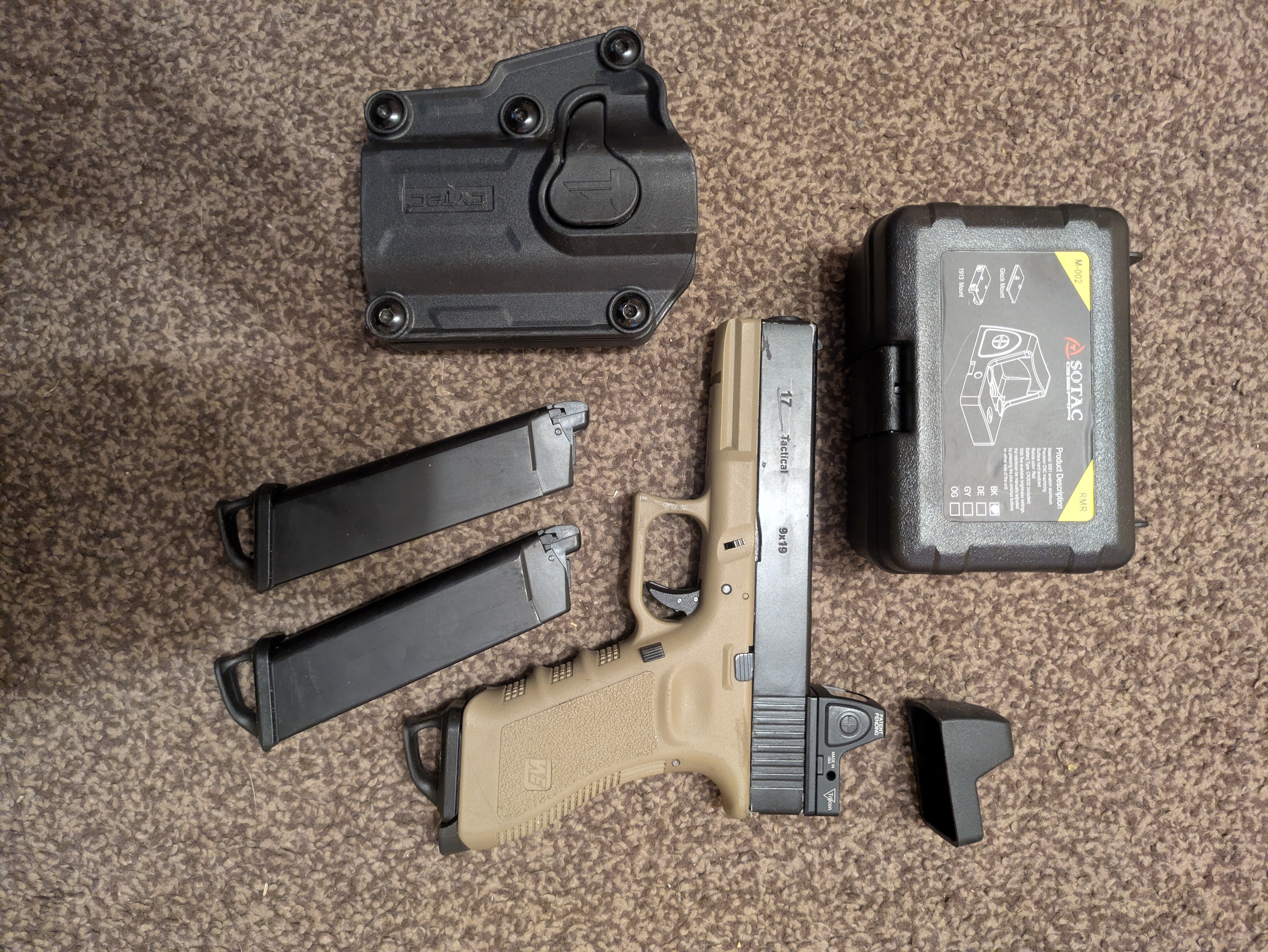 GLOCK 17 WE pistolet greengas tuning