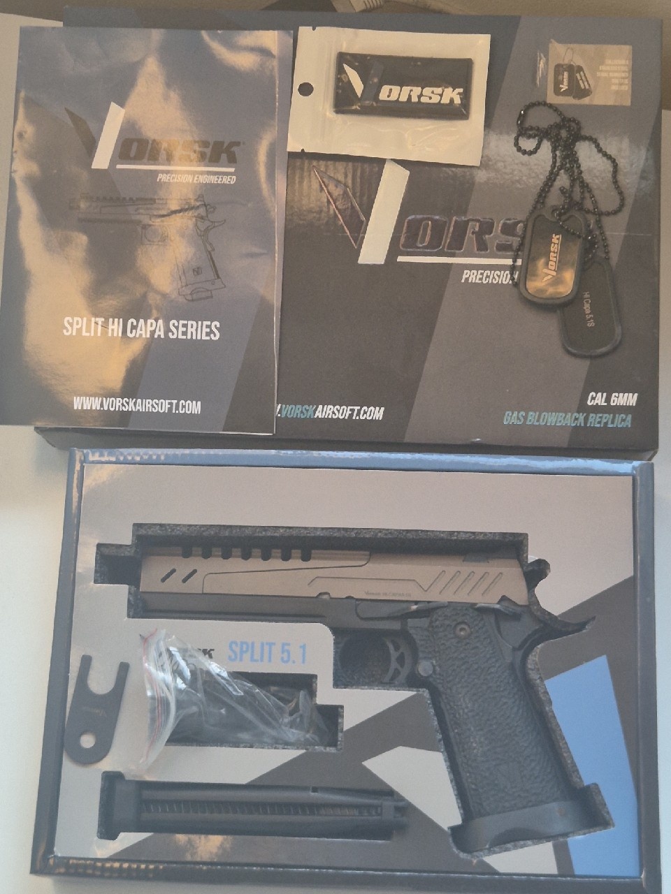 vorsk hi capa split slide