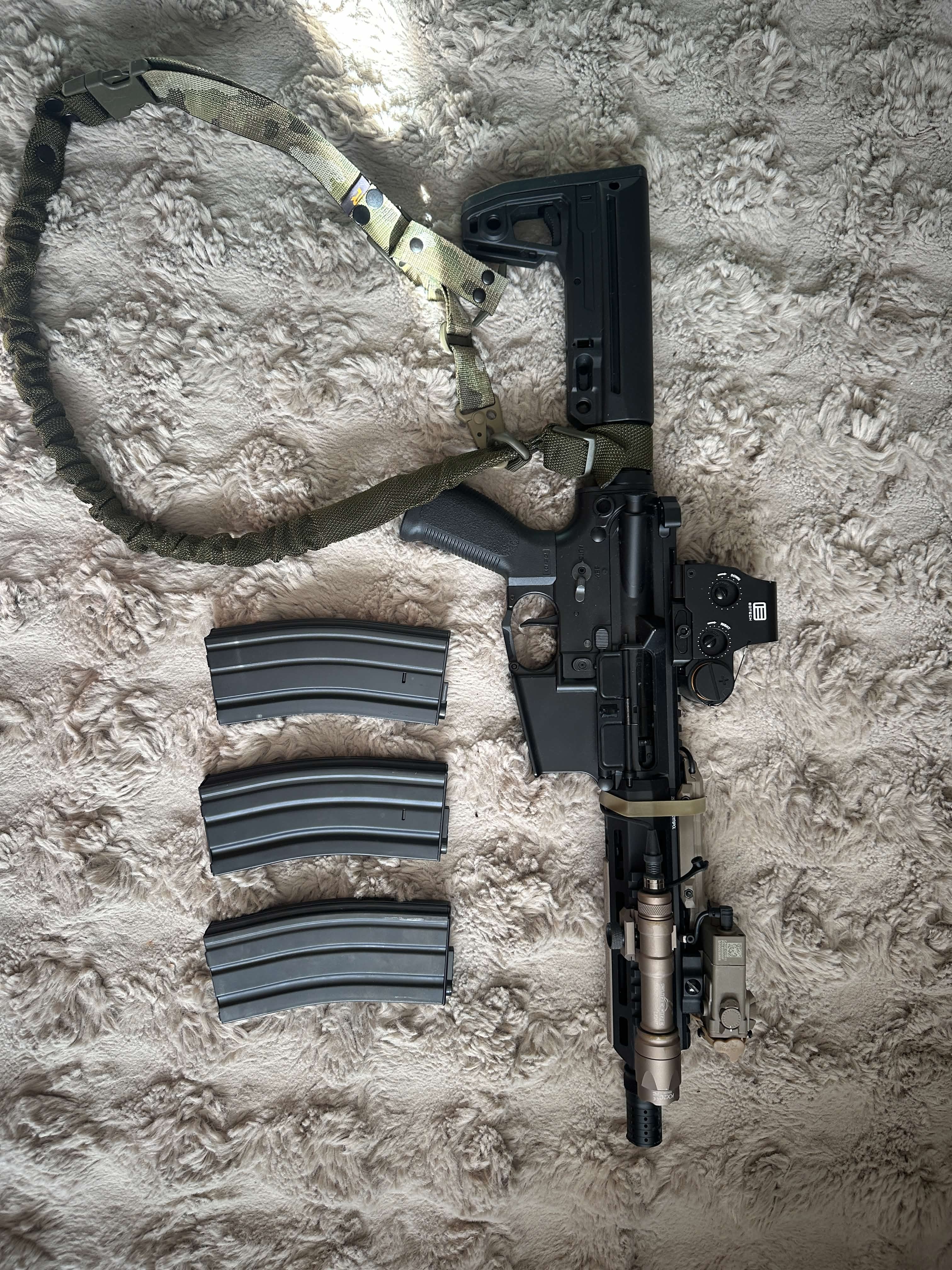 M906E Full Metal ETU AEG Karabin AR15/M4 - Czarny [Double Eagle]