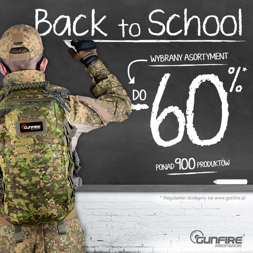 Promocja Gunfire Back to school