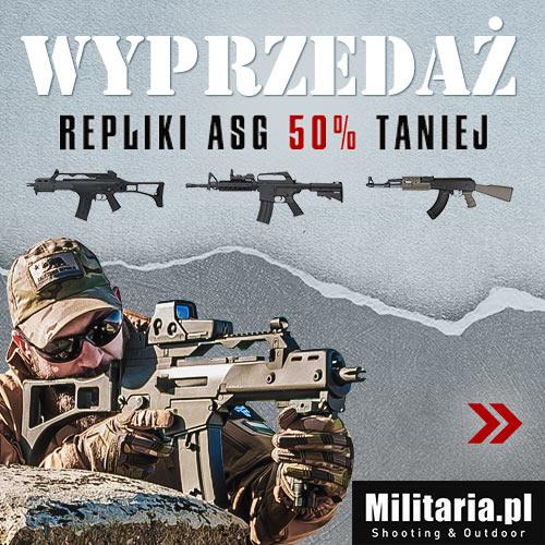 Militaria.pl wyprzedż 50% ASG 