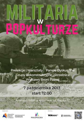 Militaria w Popkulturze - plakat