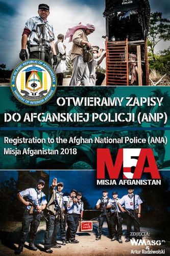 Misja Afganistan 2018 - ANP