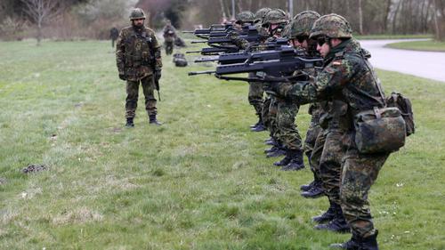 Bundeswehr trening strzelecki